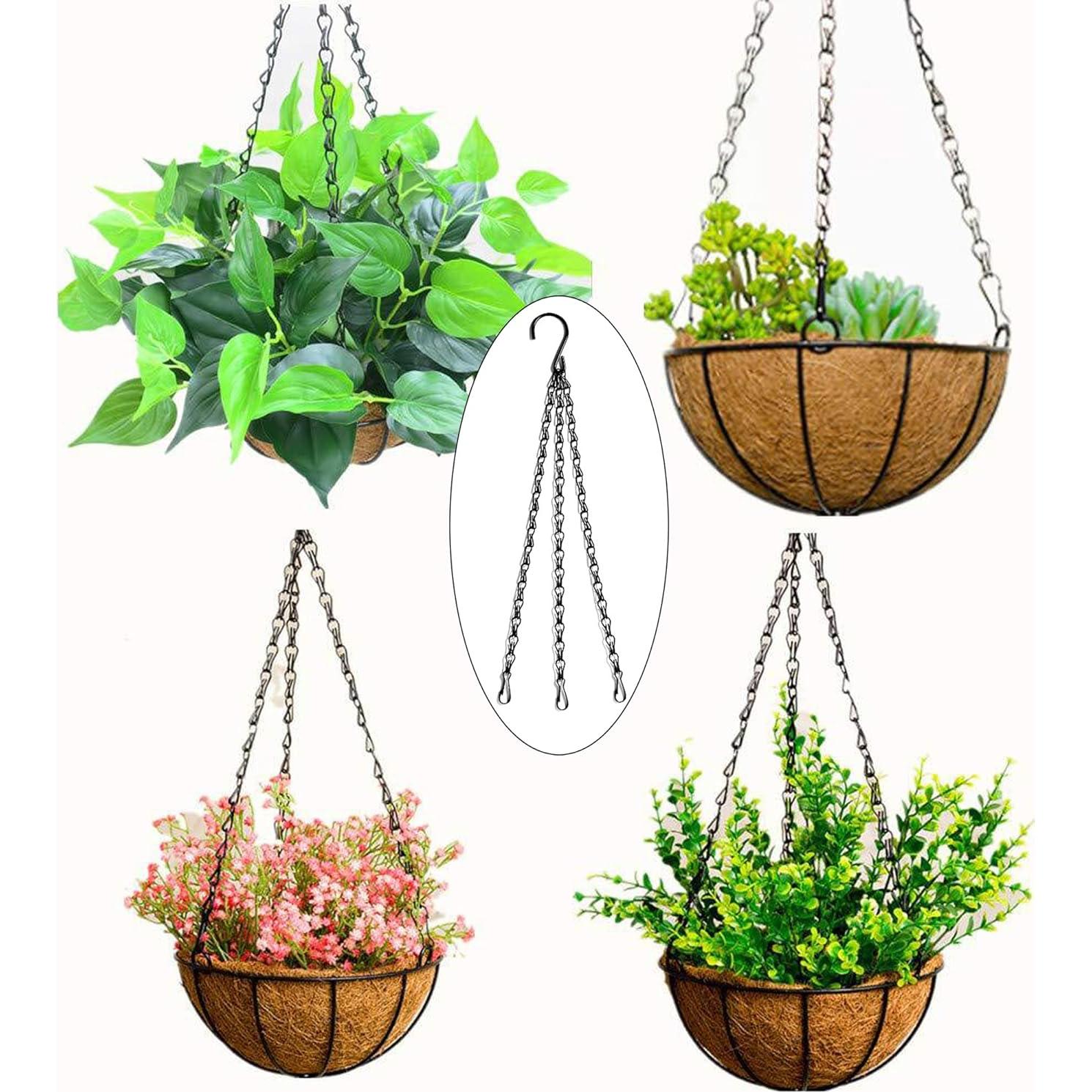 Cadena Colgante PCTC 3 Piezas 45.72 cm Soporte para Plantas