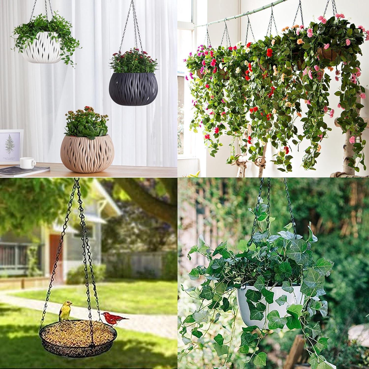 Cadena Colgante PCTC 3 Piezas 45.72 cm Soporte para Plantas