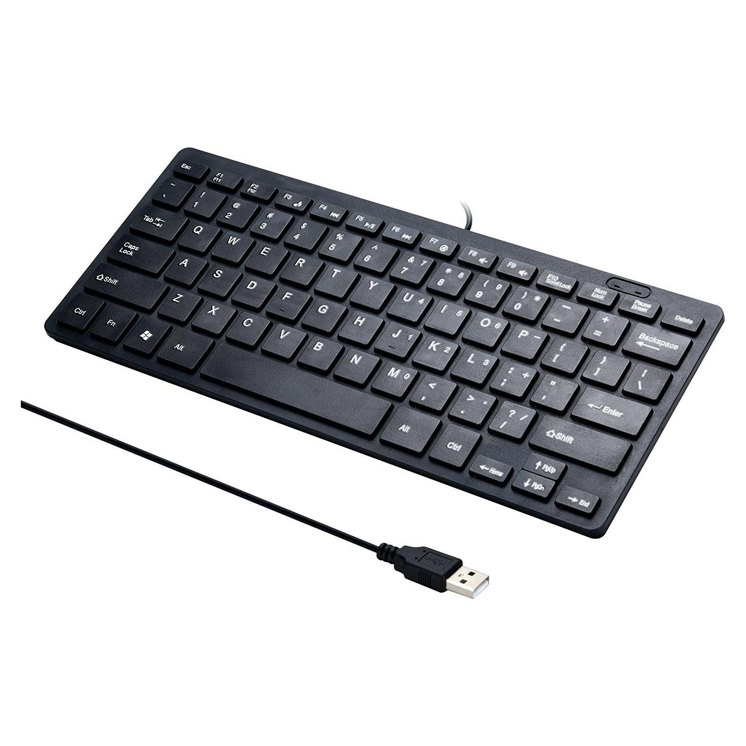 Teclado Mini I Focus con Cable 78 Teclas y Funda Negra