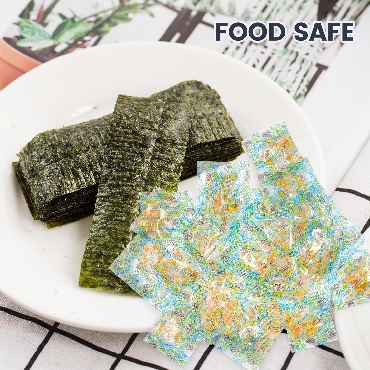 100 Paquetes de Gel de Sílice Deshidratante 2g - Wisesorbent