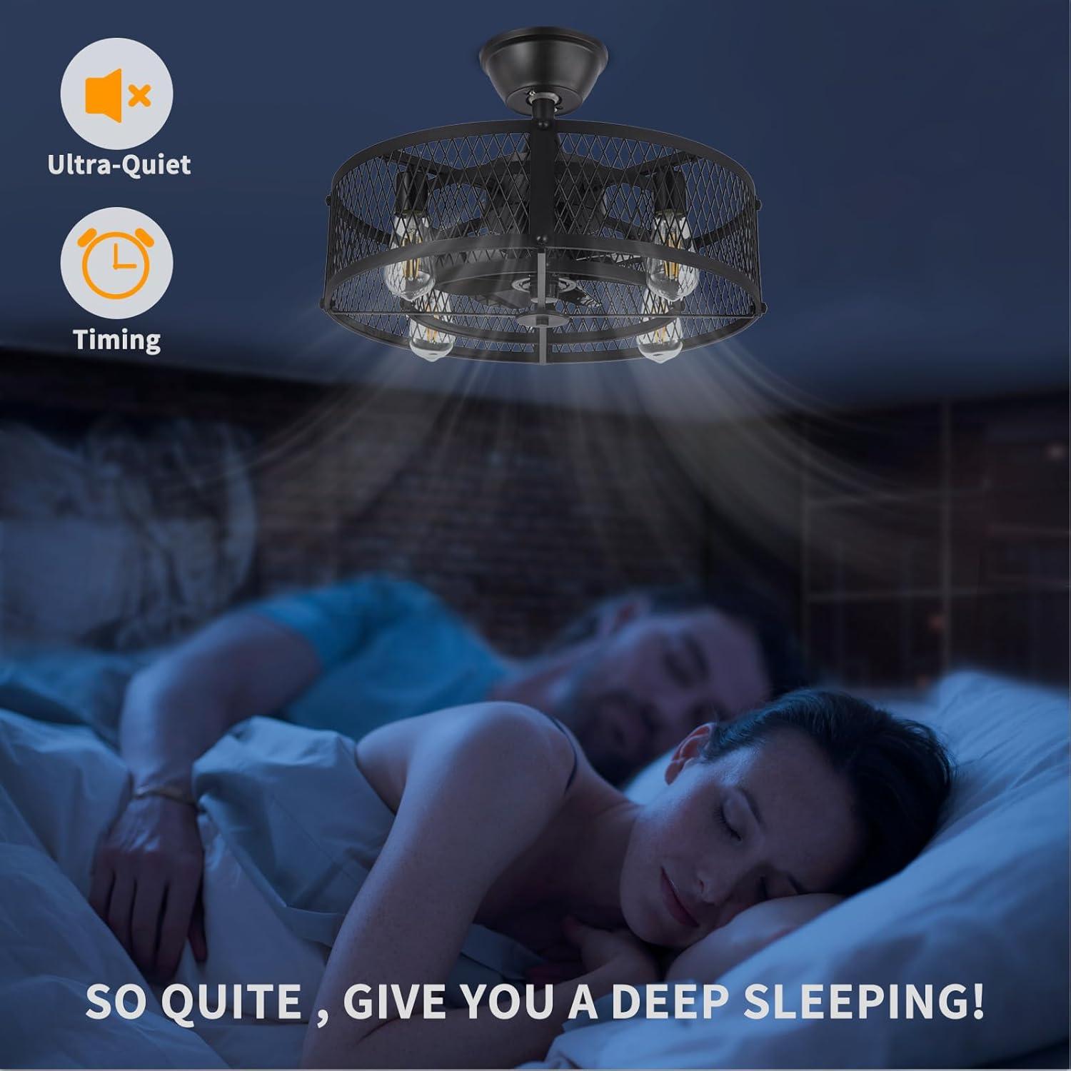 Ventilador de Techo con Luz Depuley 50.8 cm Control Remoto