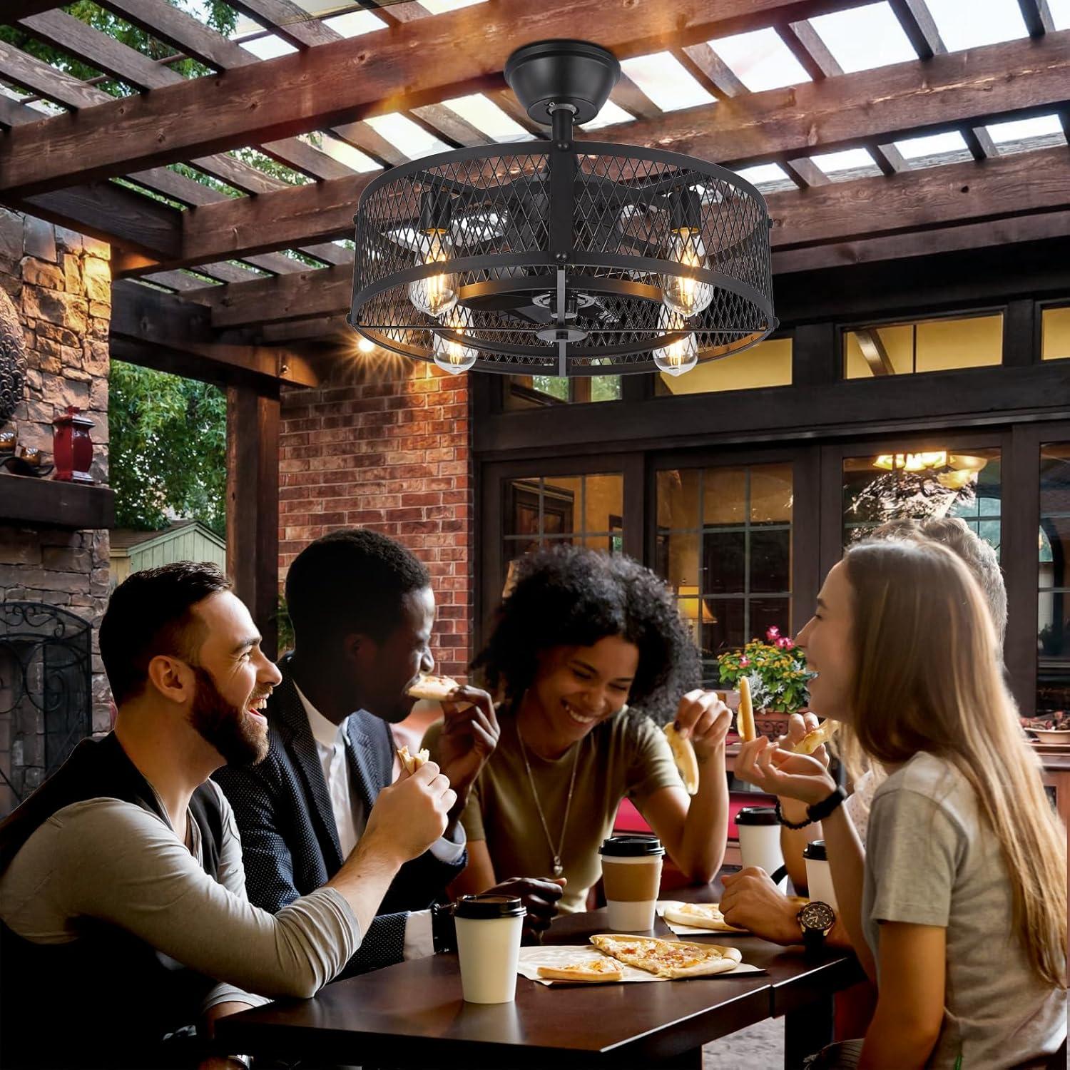 Ventilador de Techo con Luz Depuley 50.8 cm Control Remoto