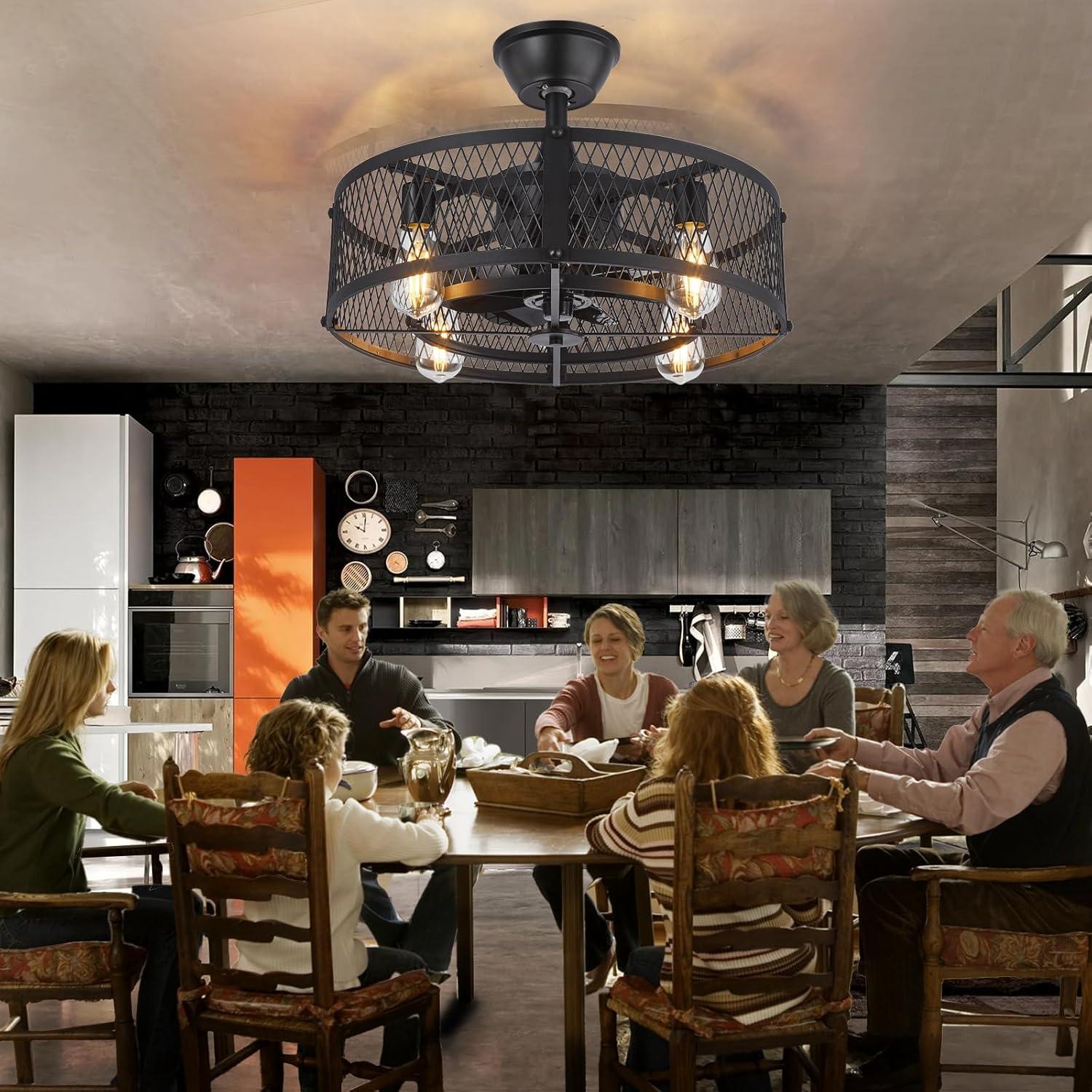 Ventilador de Techo con Luz Depuley 50.8 cm Control Remoto