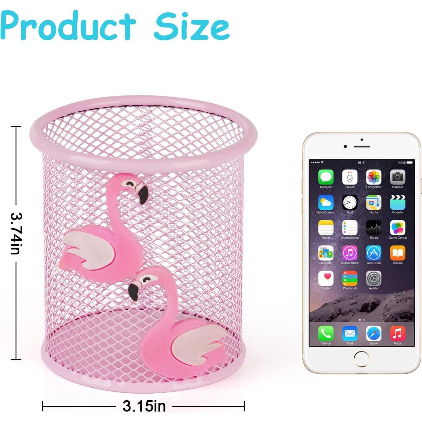 Soporte de Lápiz de Metal Rosa Trycooling Pack de 2