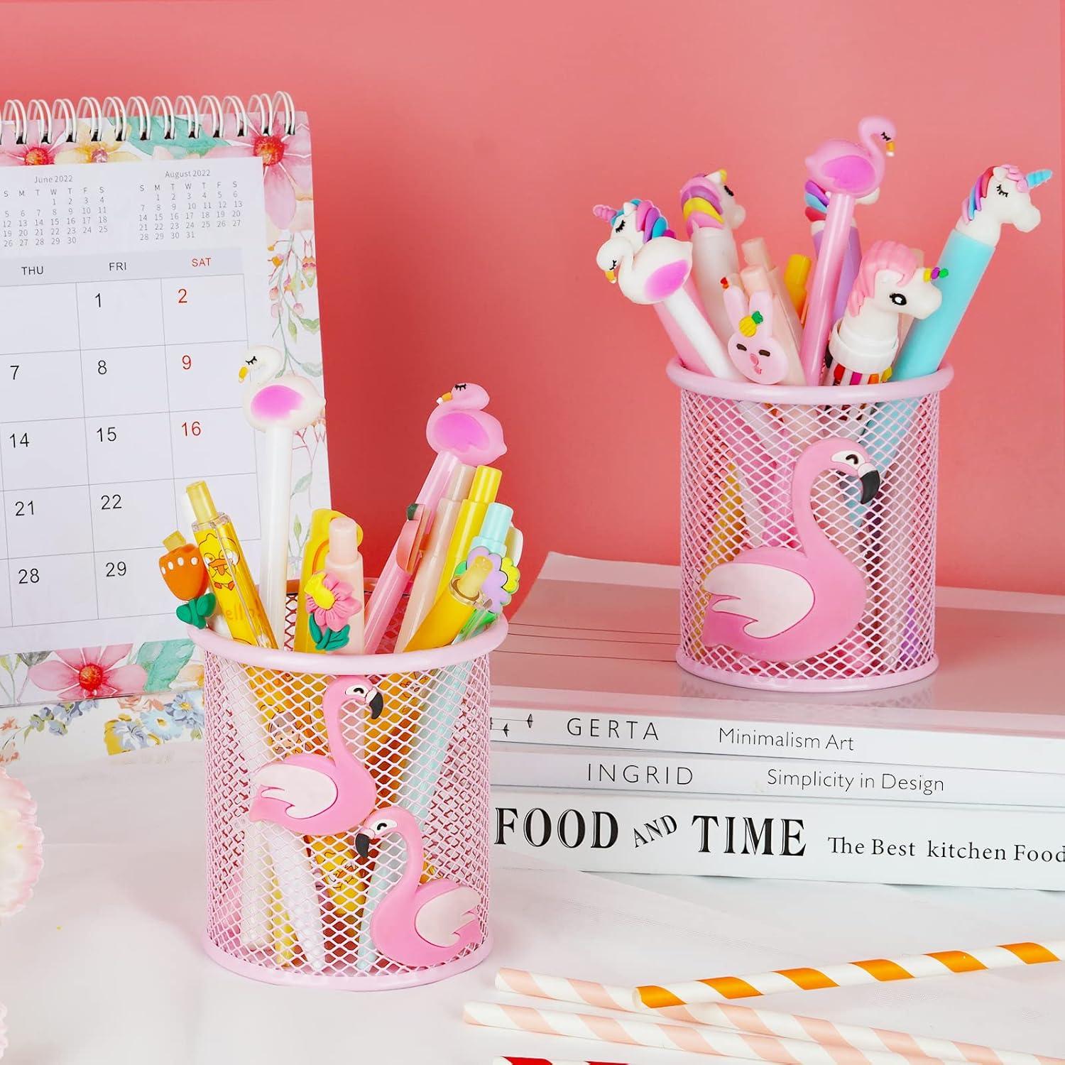 Soporte de Lápiz de Metal Rosa Trycooling Pack de 2