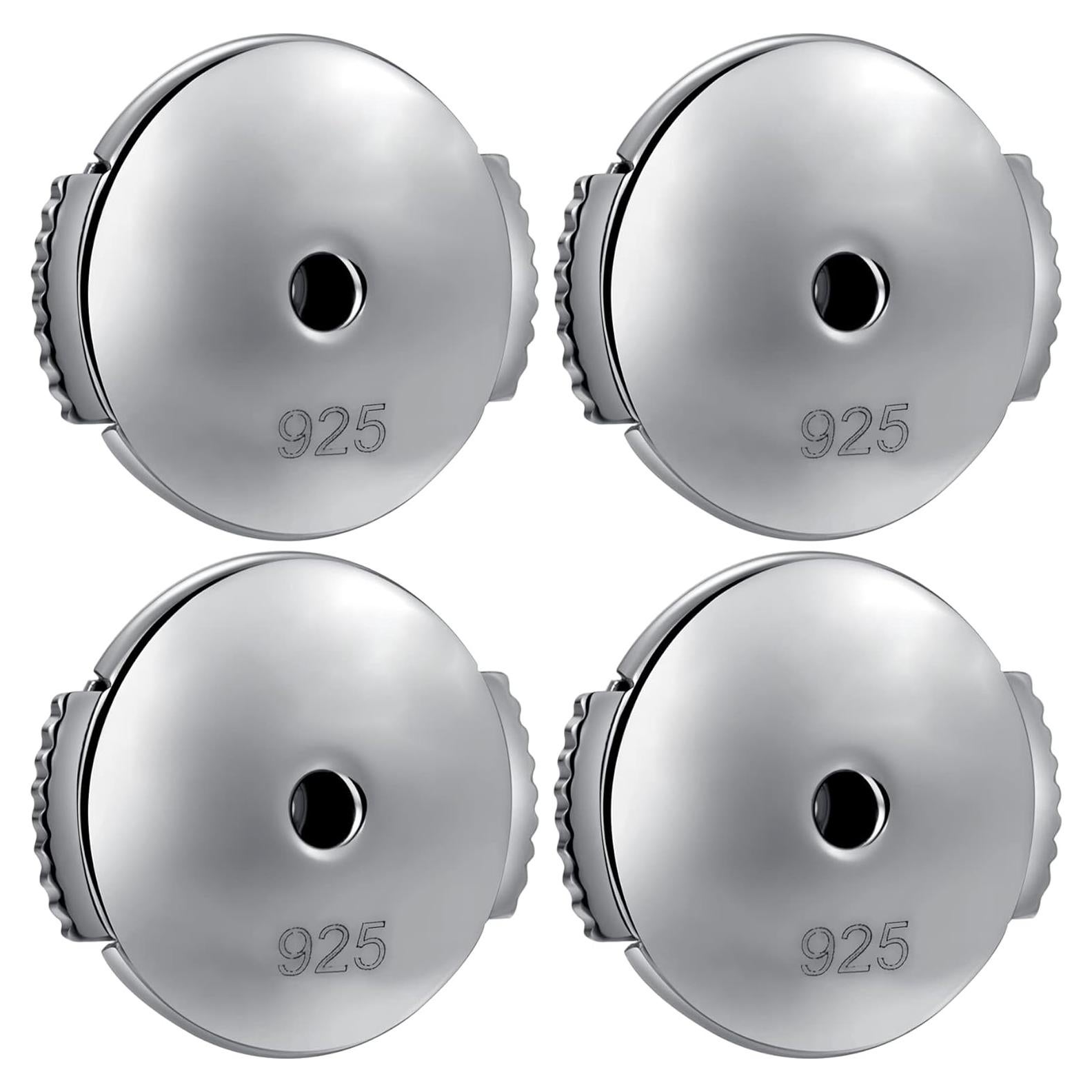 Respaldos de Aretes Hipoalergénicos Miaofu - Plata Esterlina 925