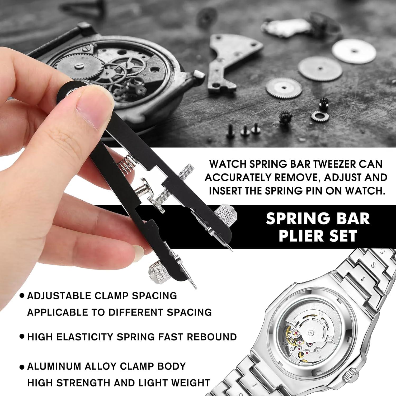 Kit de Herramientas de Pinzas para Reloj Ziyue con 10 Puntas