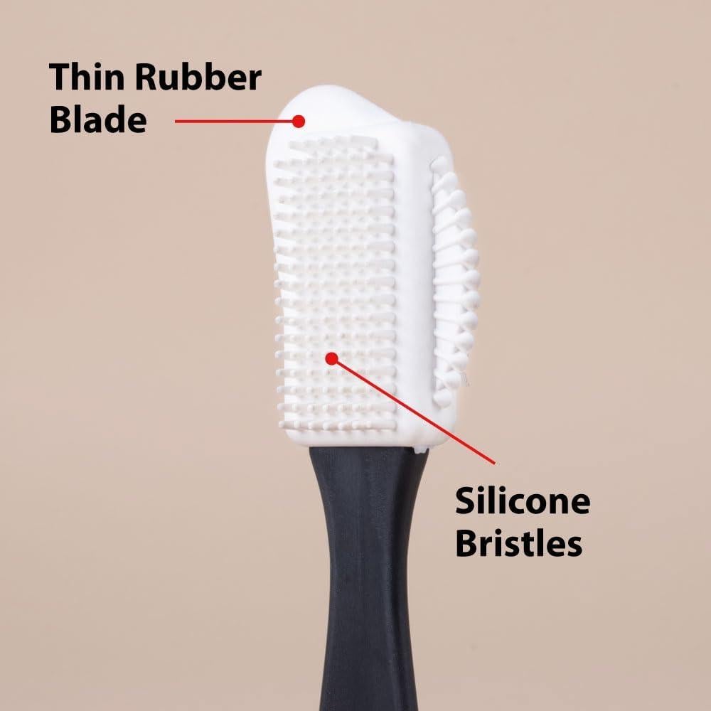 Cepillo Limpiador Suede y Nubuck FootFitter 4 en 1 - Hecho en Alemania