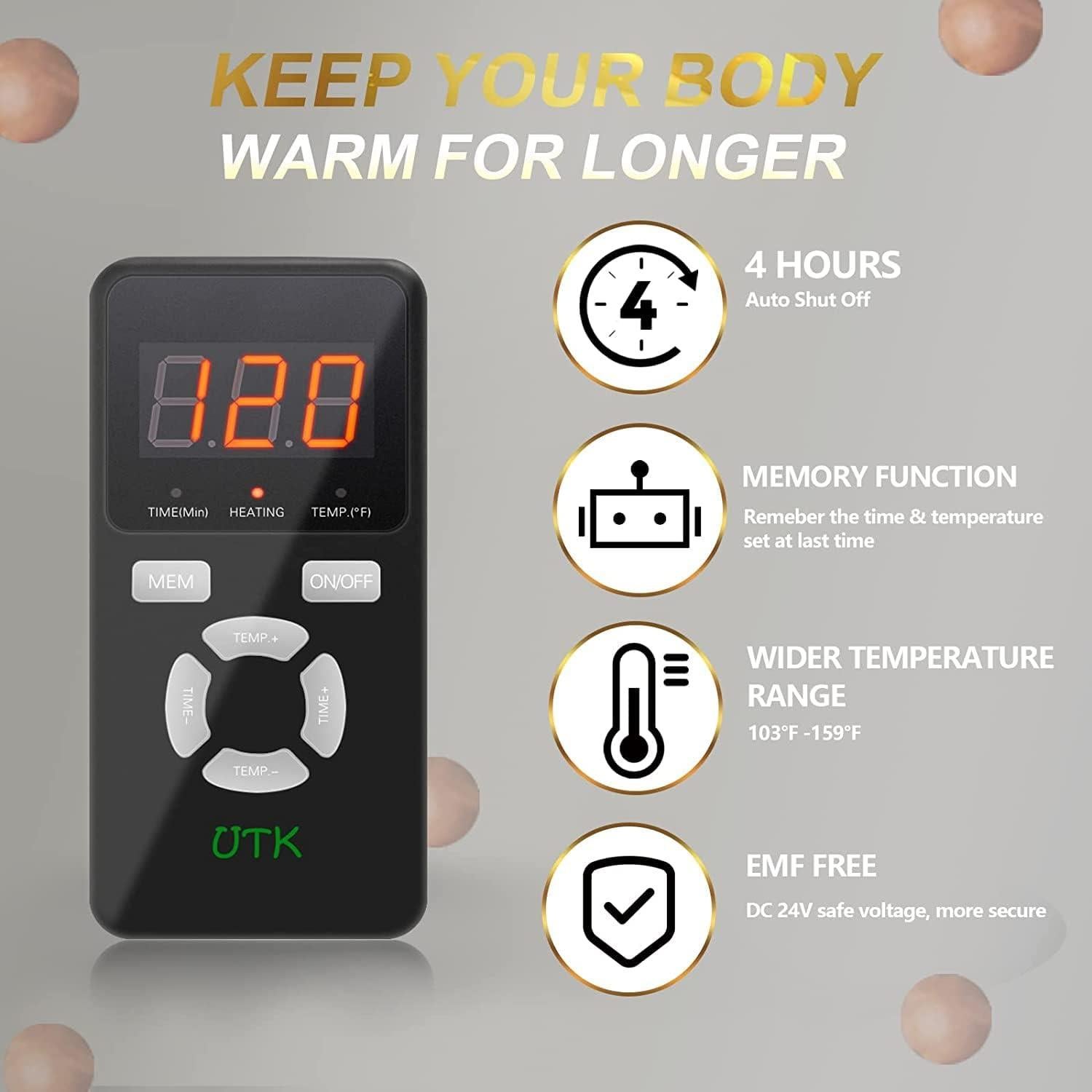 Almohadilla Térmica UTK para Cuello y Hombros 58.4x61cm