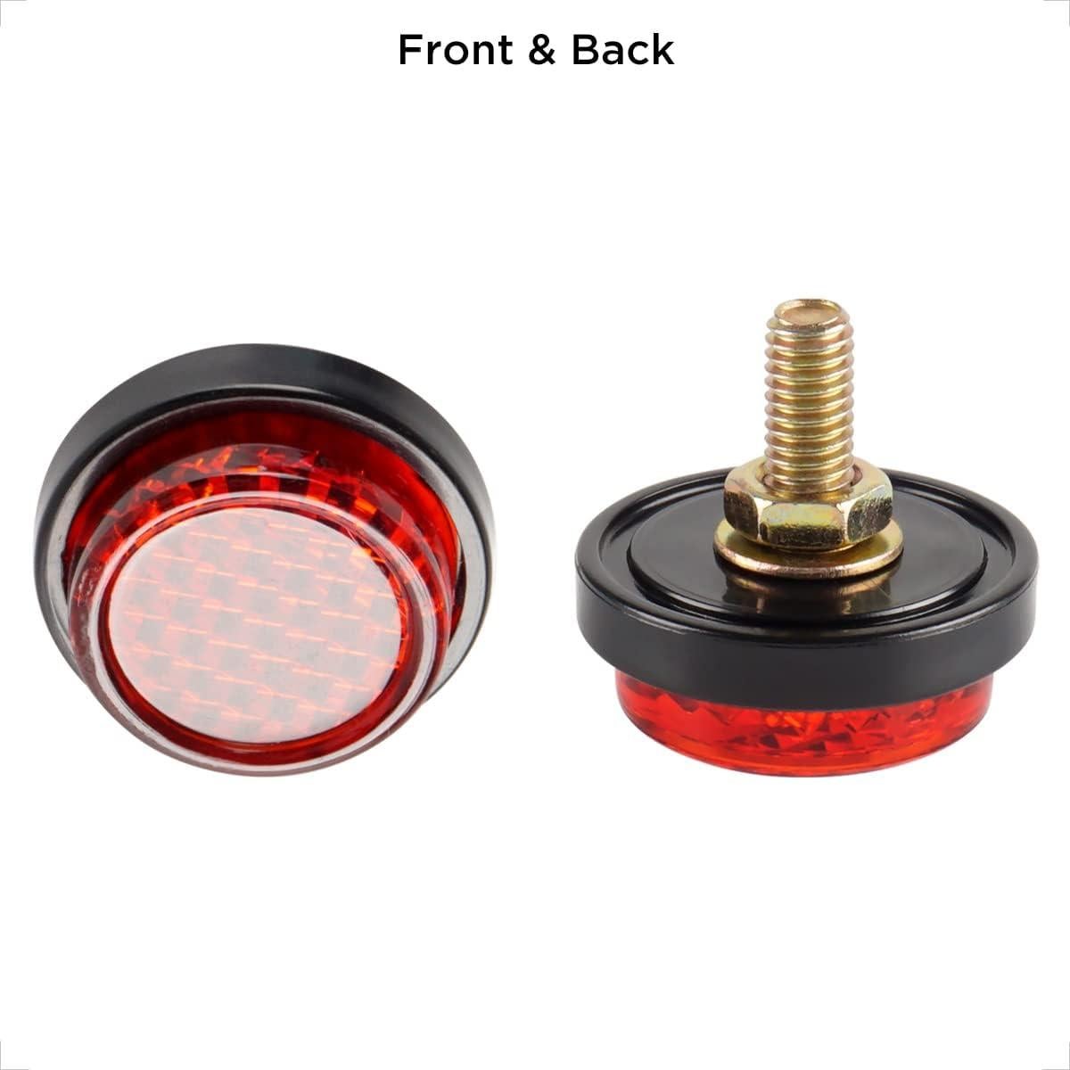 Pernos y Tuercas Reflectantes Rojos Evermotor para Motocicleta