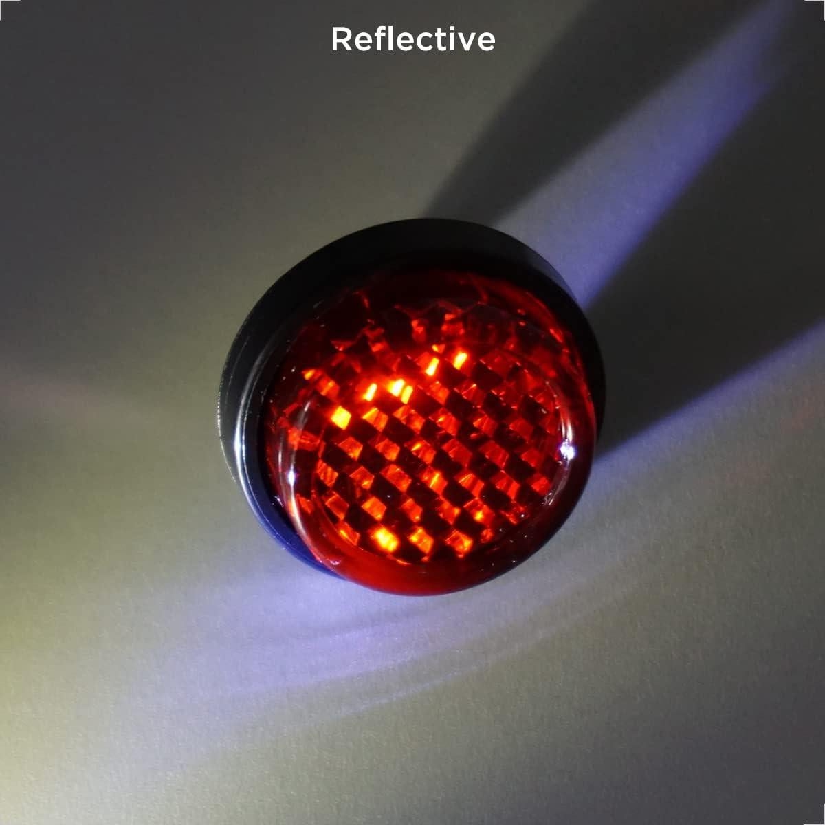 Pernos y Tuercas Reflectantes Rojos Evermotor para Motocicleta