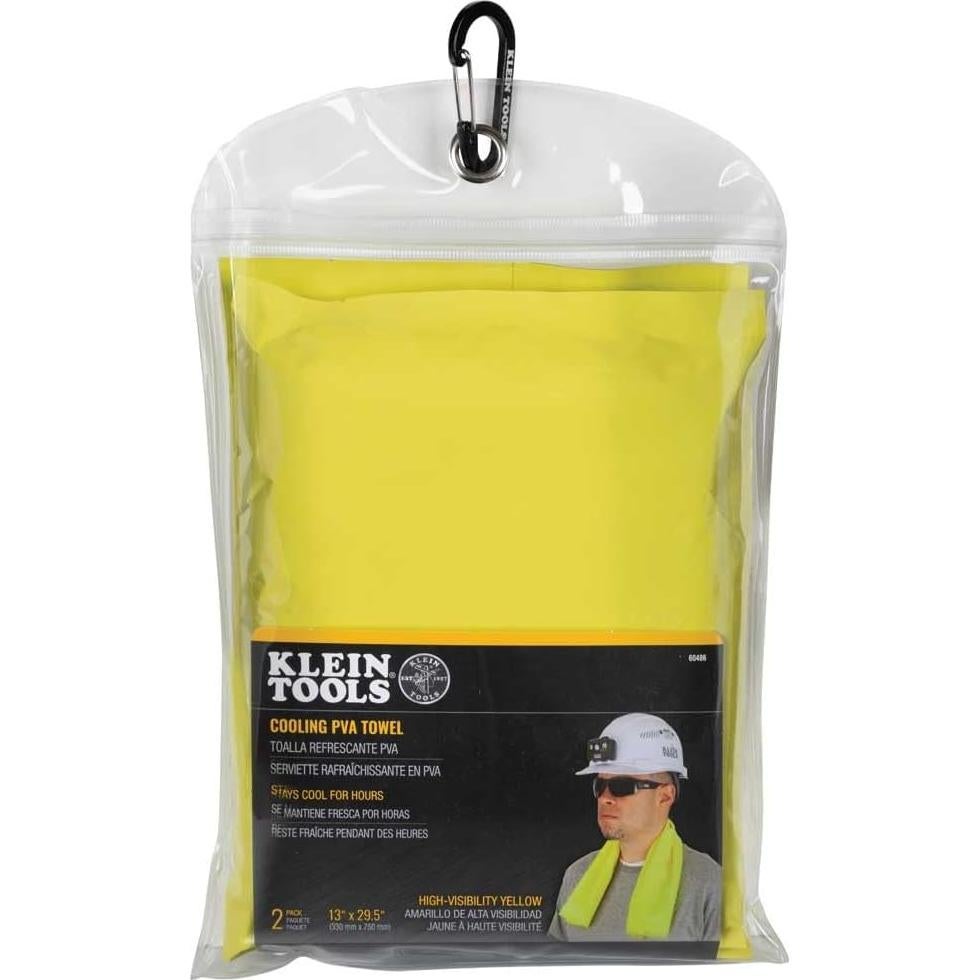 Toallas Enfriadoras Klein Tools 60486 PVA Amarillo 2 Piezas