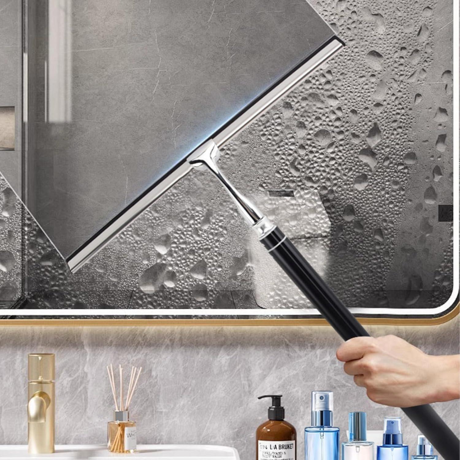 Raspador de Ventanas Telescópico ZenQeek 2 en 1 con Cuchillas