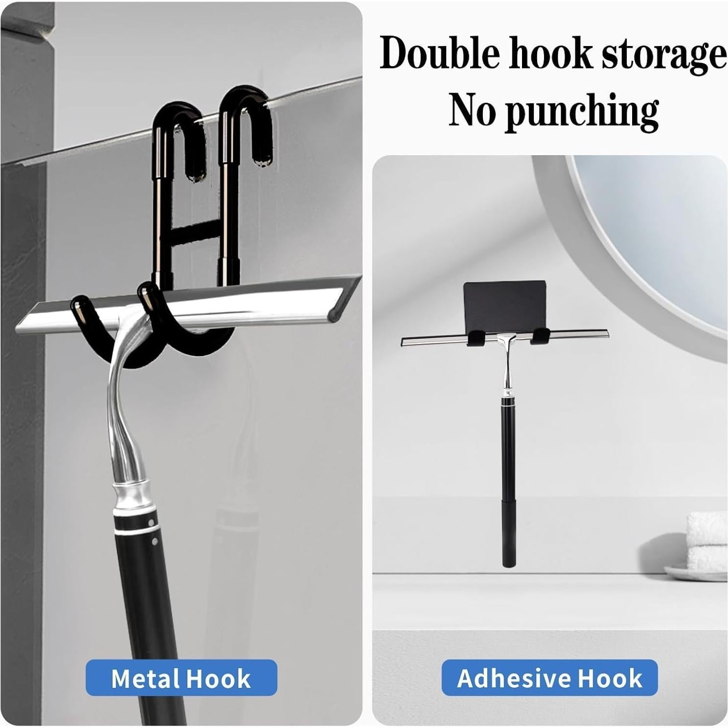 Raspador de Ventanas Telescópico ZenQeek 2 en 1 con Cuchillas