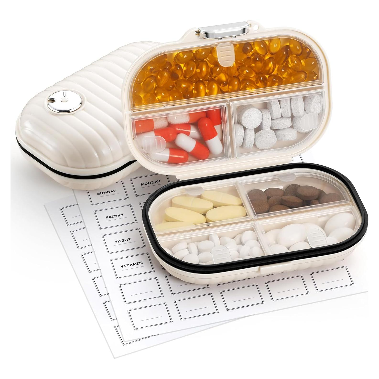 Estuche para Pastillas Zannaki Pequeño Organizador Semanal 7 Compartimentos