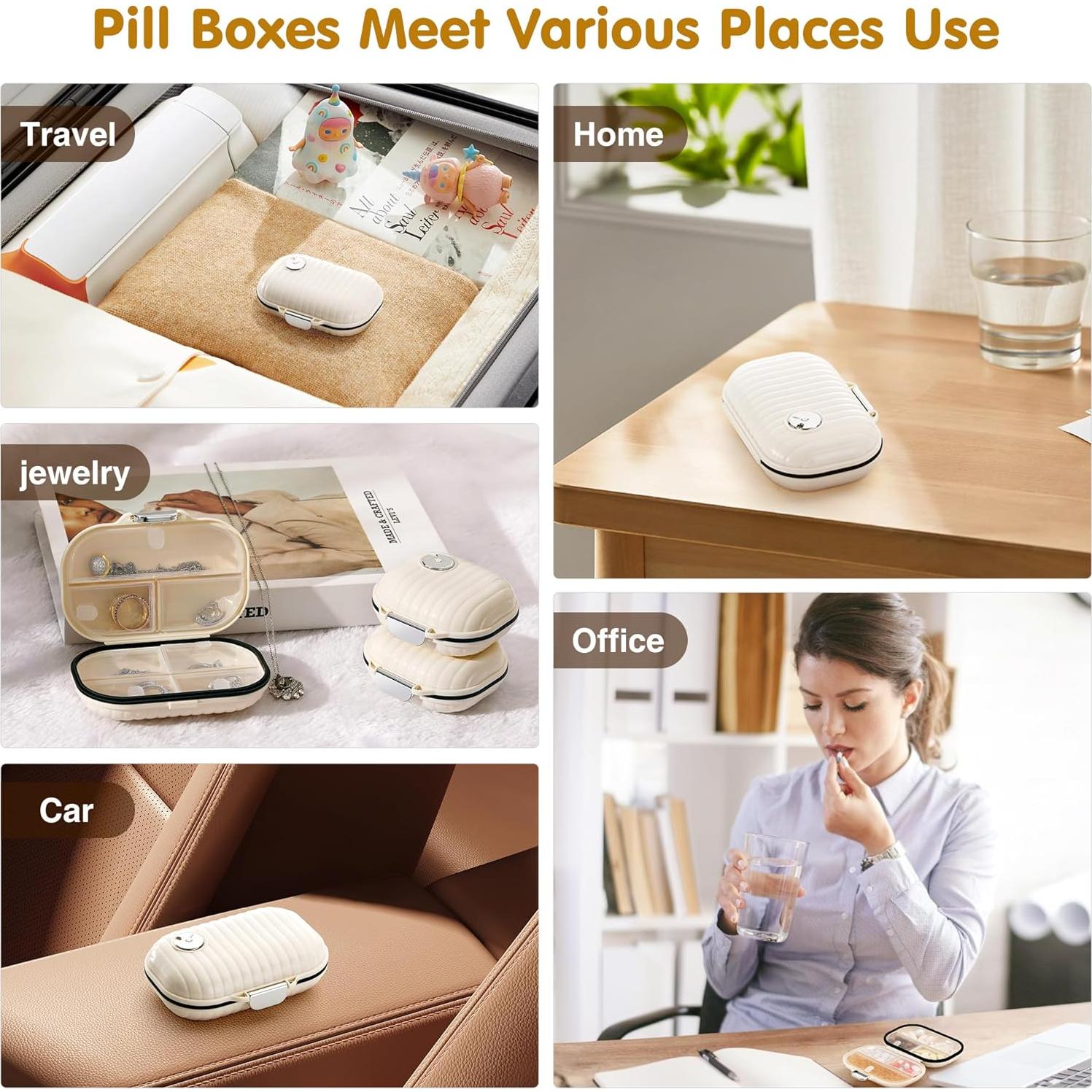 Estuche para Pastillas Zannaki Pequeño Organizador Semanal 7 Compartimentos