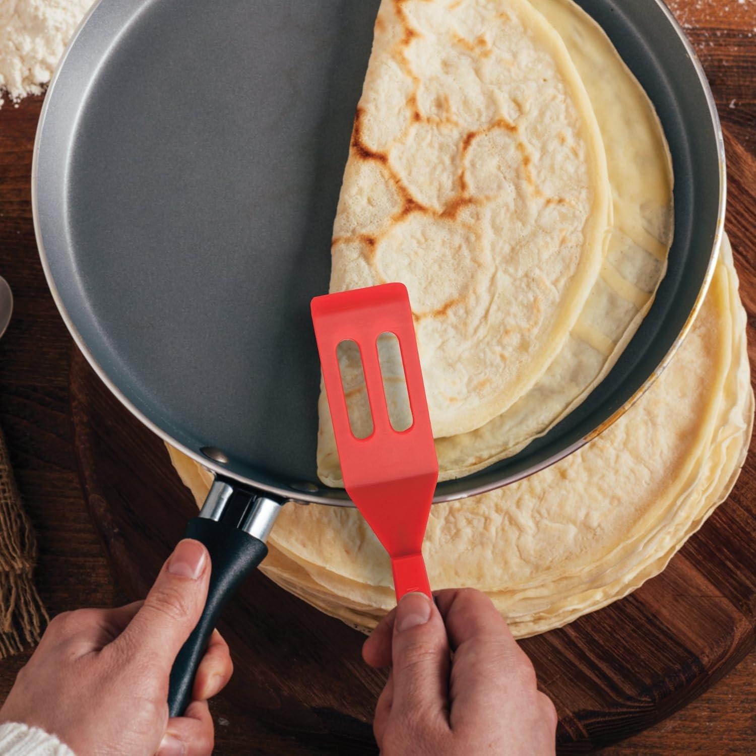 Espátula para Servir Brownies Mrs. Anderson 20.32 cm Silicona Roja