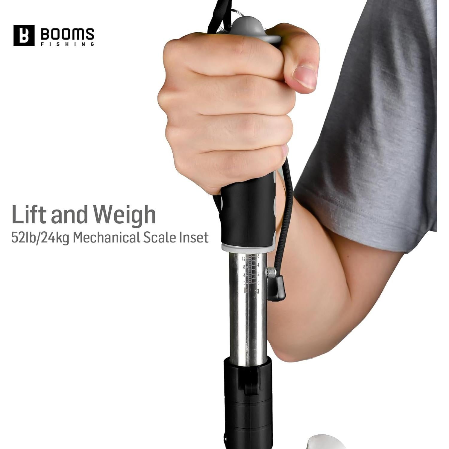Agarrador de Pescado Booms Fishing G11 con Balanza 24kg