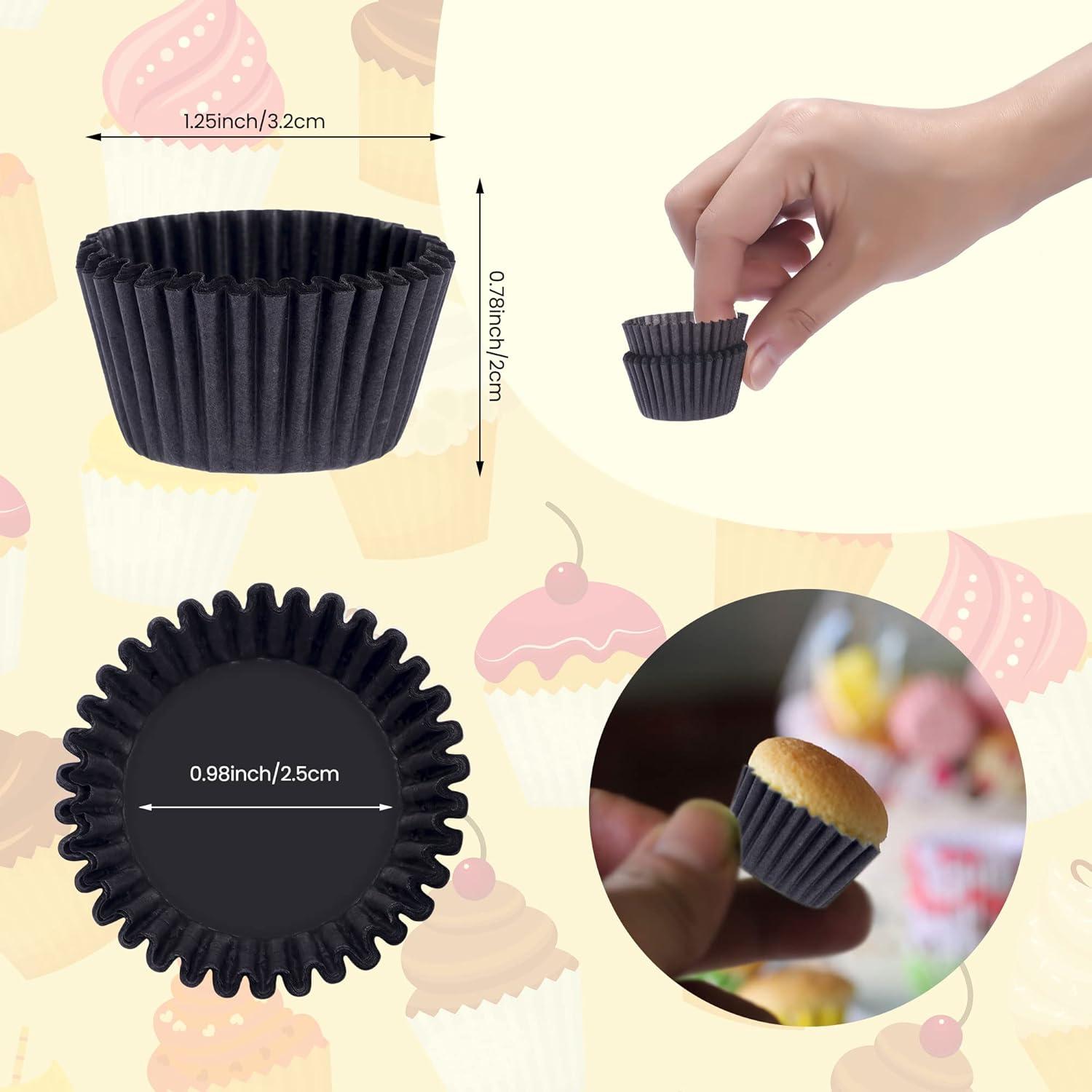 Tazas de Papel para Hornear Mini NUOMI 2.54 cm 1000 Piezas