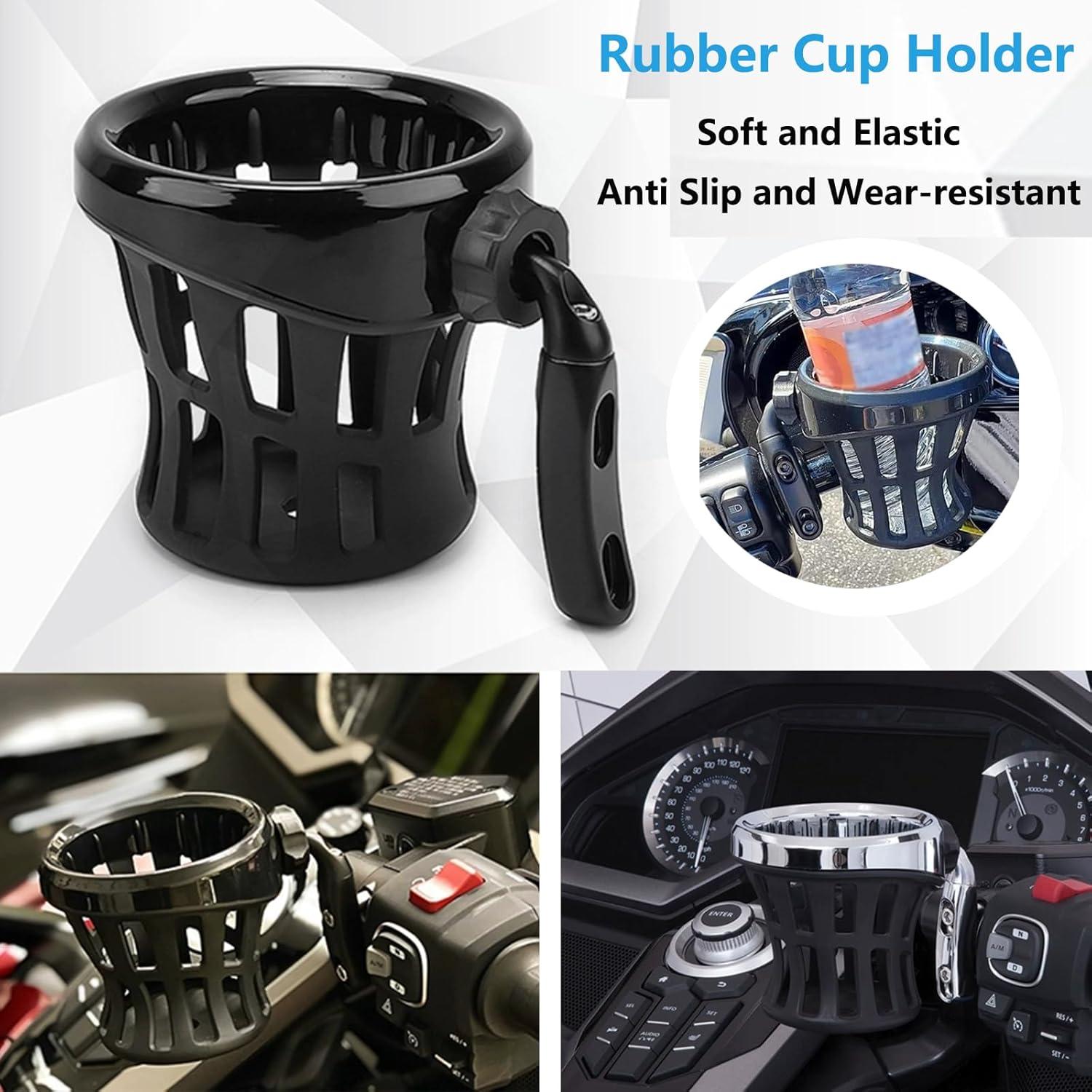 Soporte para taza de bebida de manillar RUNNING PANTHER negro