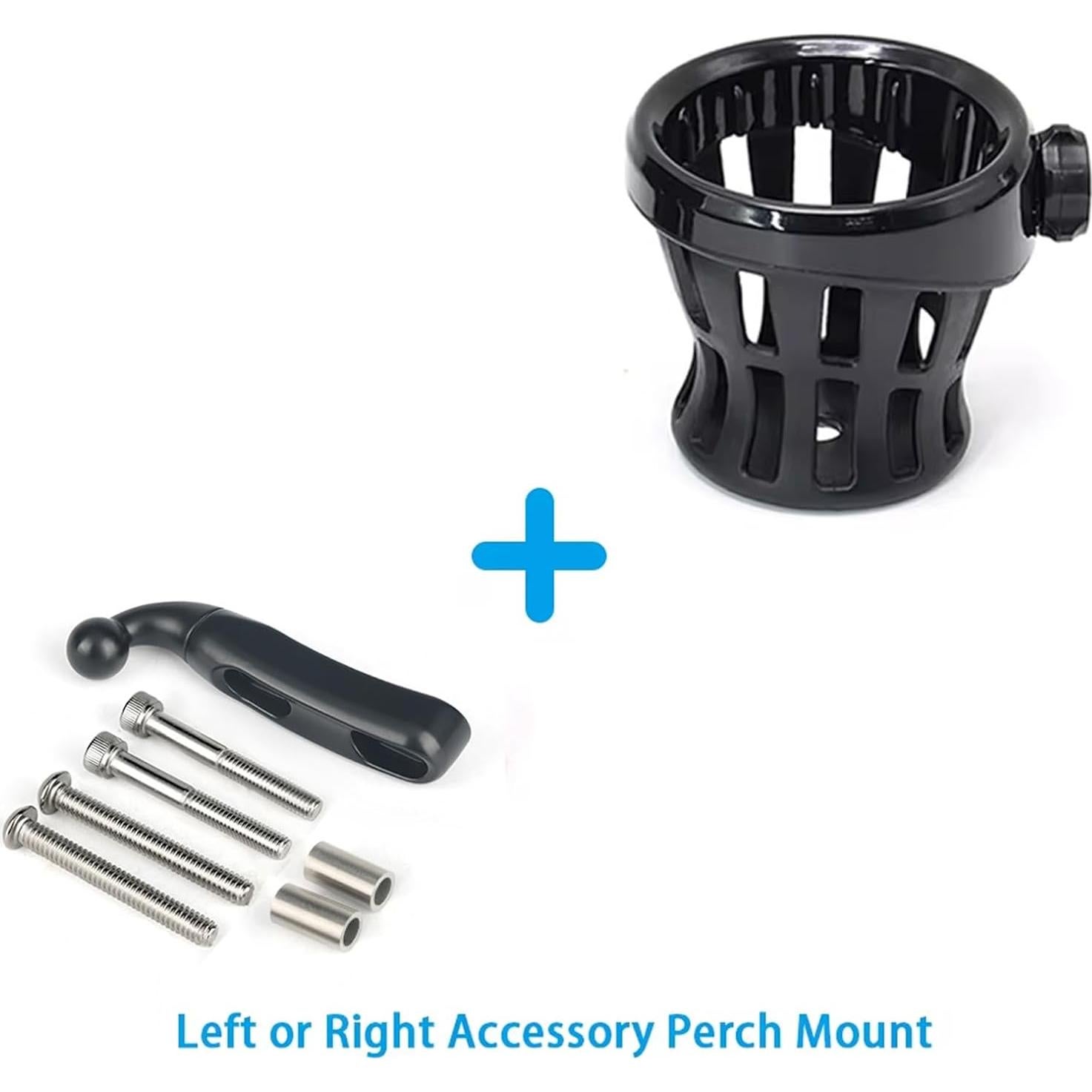 Soporte para taza de bebida de manillar RUNNING PANTHER negro