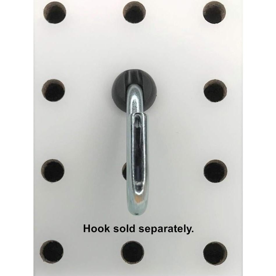 Bloques de Pegboard 50PCS Pegitz 1.27cm Negro Reutilizables