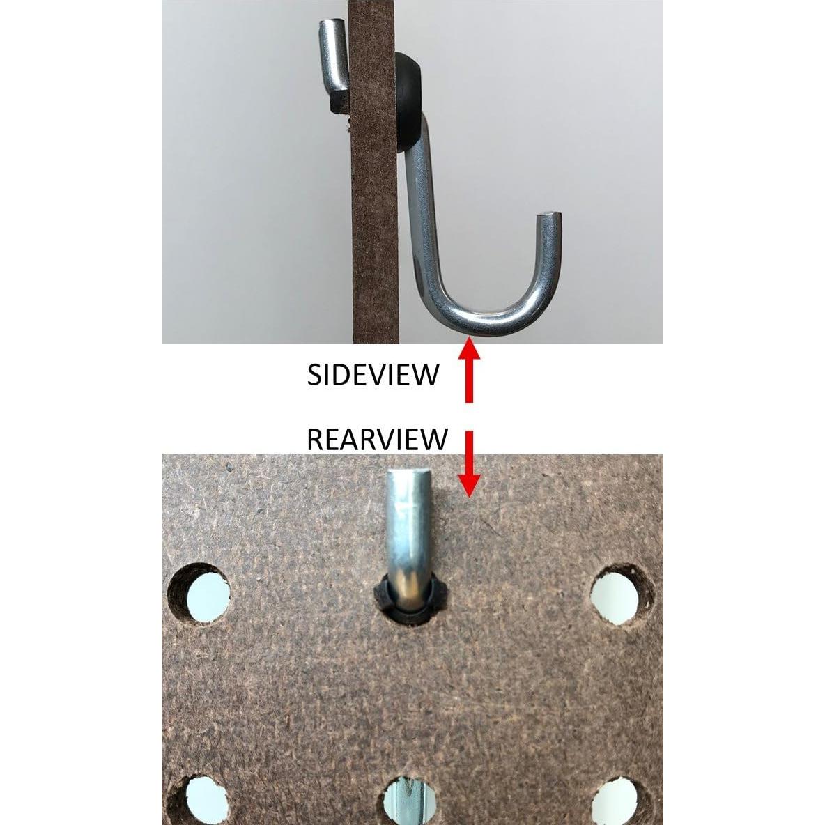 Bloques de Pegboard 50PCS Pegitz 1.27cm Negro Reutilizables