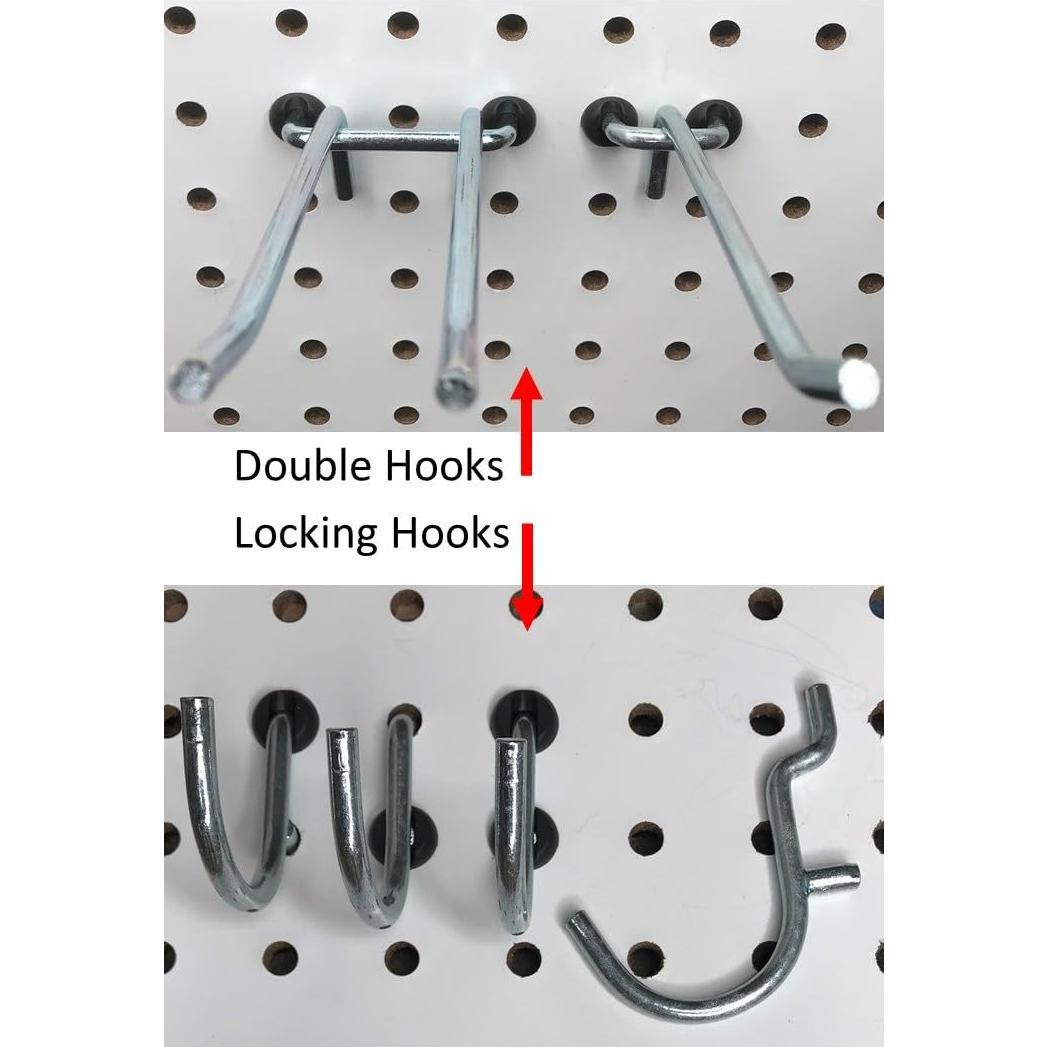 Bloques de Pegboard 50PCS Pegitz 1.27cm Negro Reutilizables