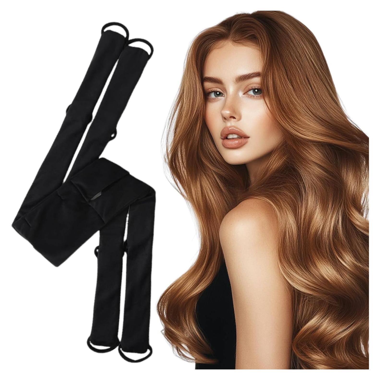 Rizador Sin Calor JIAXIN Negro para Cabello Largo y Corto