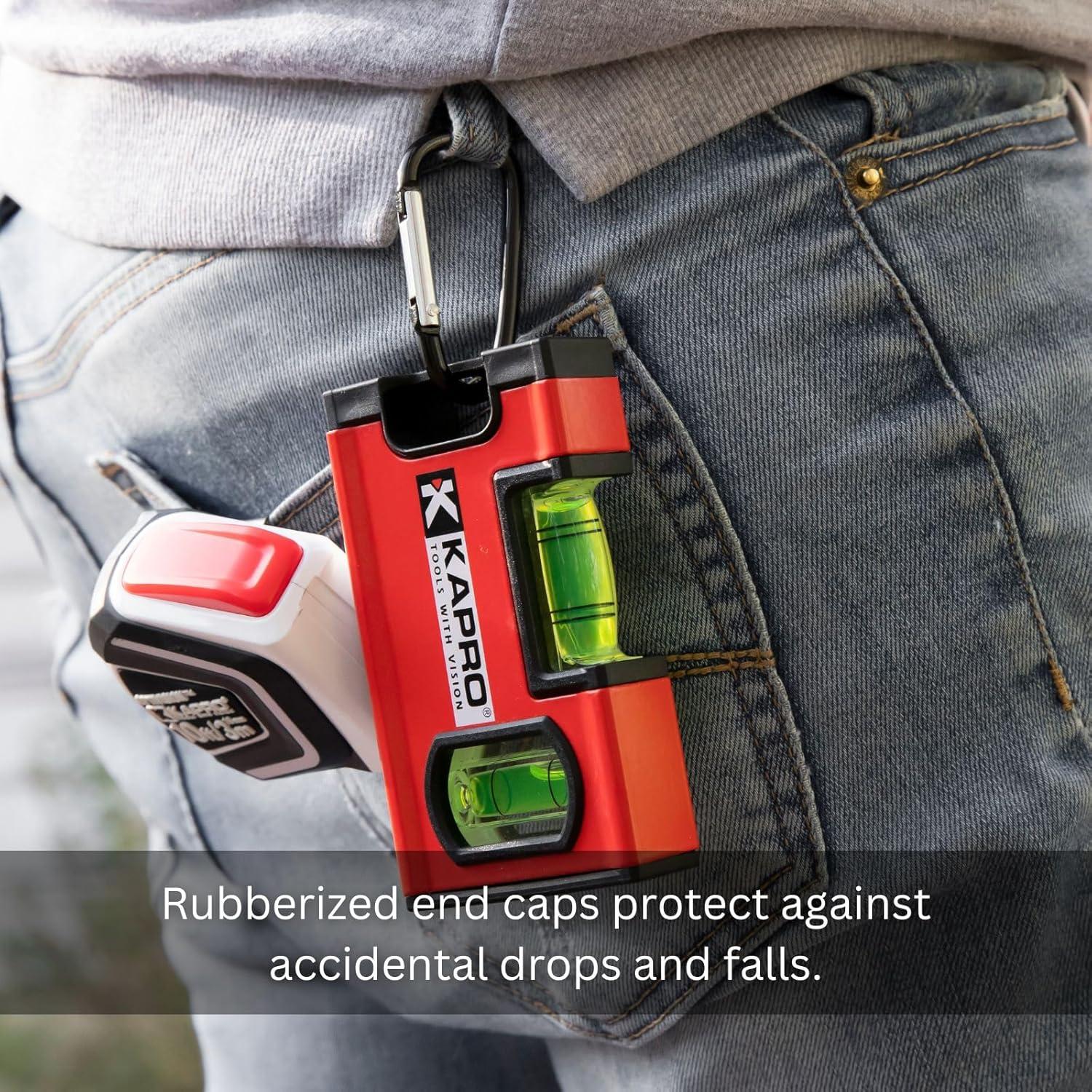 Nivel de Caja de Herramientas Kapro 771 Magnético 10.16 cm