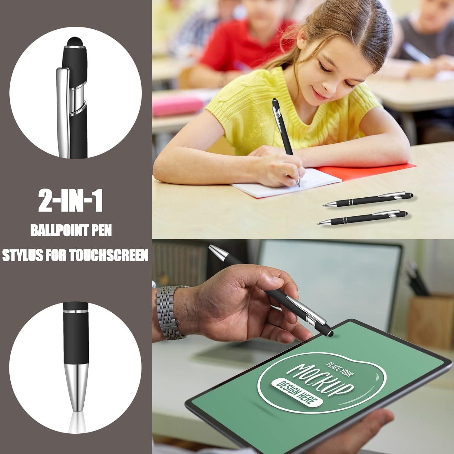 12 Bolígrafos de Tinta Azul Lragvtbk con Punta de Estilógrafo