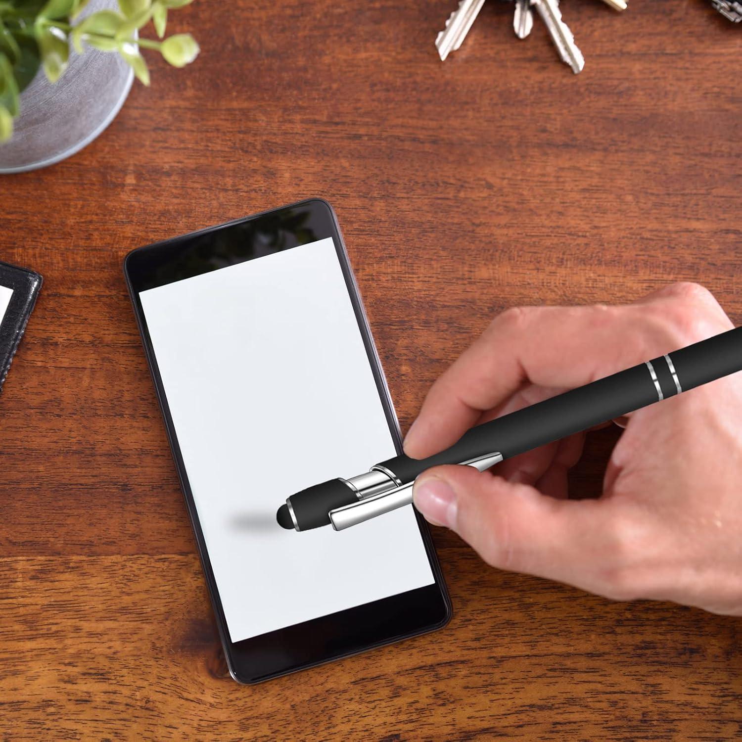 12 Bolígrafos de Tinta Azul Lragvtbk con Punta de Estilógrafo