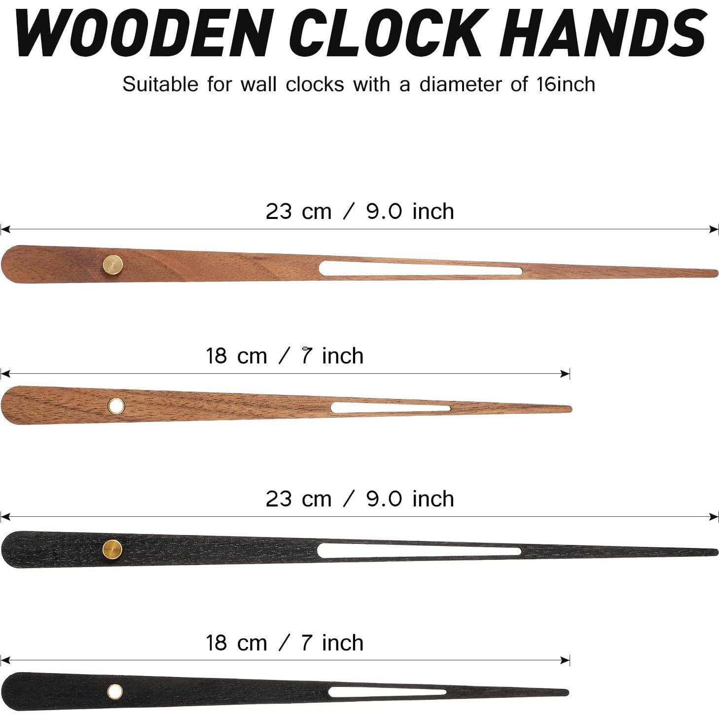 Mecanismo de Reloj Jadive 30 mm con Manecillas de Madera