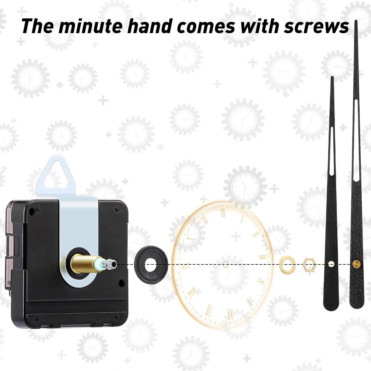 Mecanismo de Reloj Jadive 30 mm con Manecillas de Madera