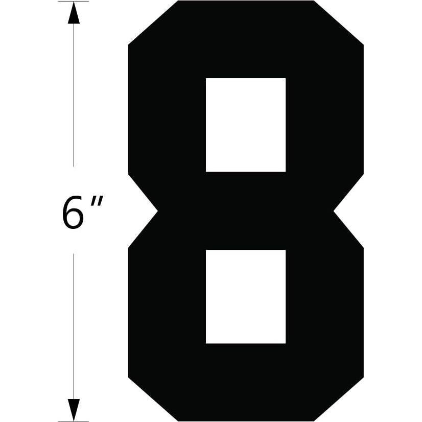 Kit de Números de Vinilo TeeWin 0-9 para Camisetas 15.24 cm