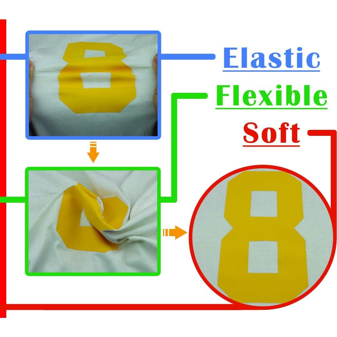 Kit de Números de Vinilo TeeWin 0-9 para Camisetas 15.24 cm