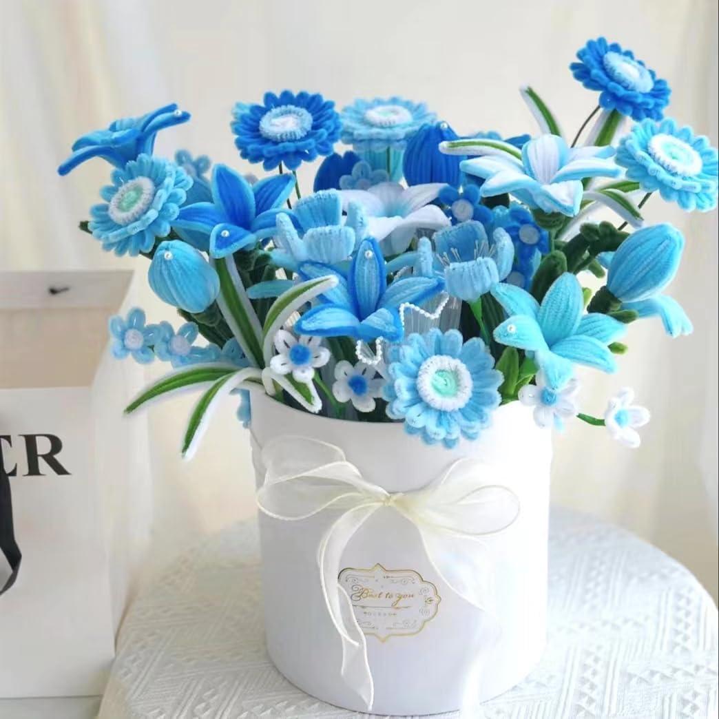 Kit de Manualidades NafuXiaJJia con 150 Piezas en Azul