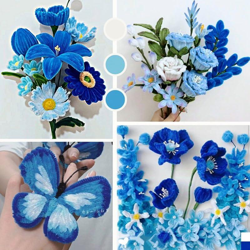 Kit de Manualidades NafuXiaJJia con 150 Piezas en Azul