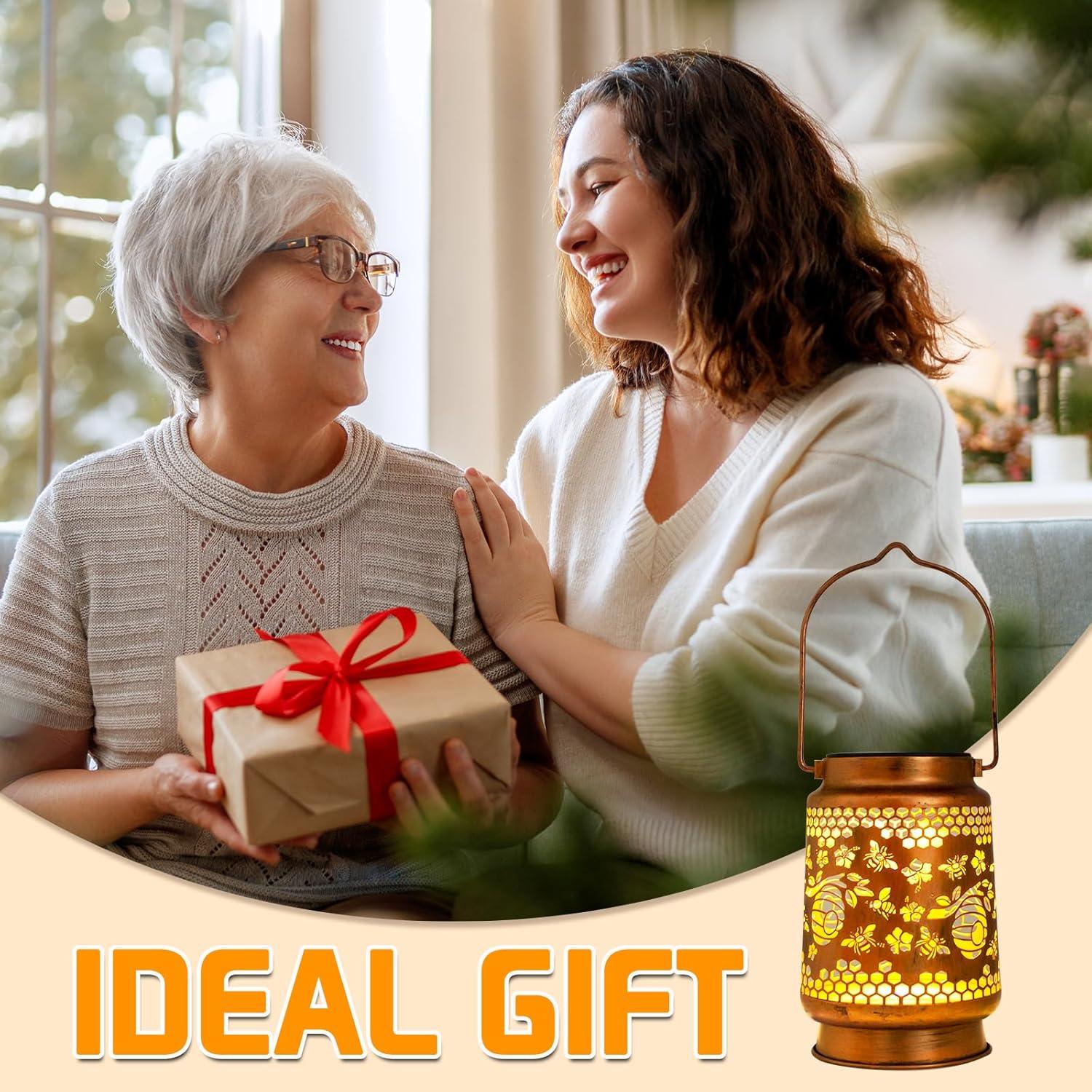 Linterna Solar Decorativa ZASOWUUO Abeja Impermeable 11.9cm