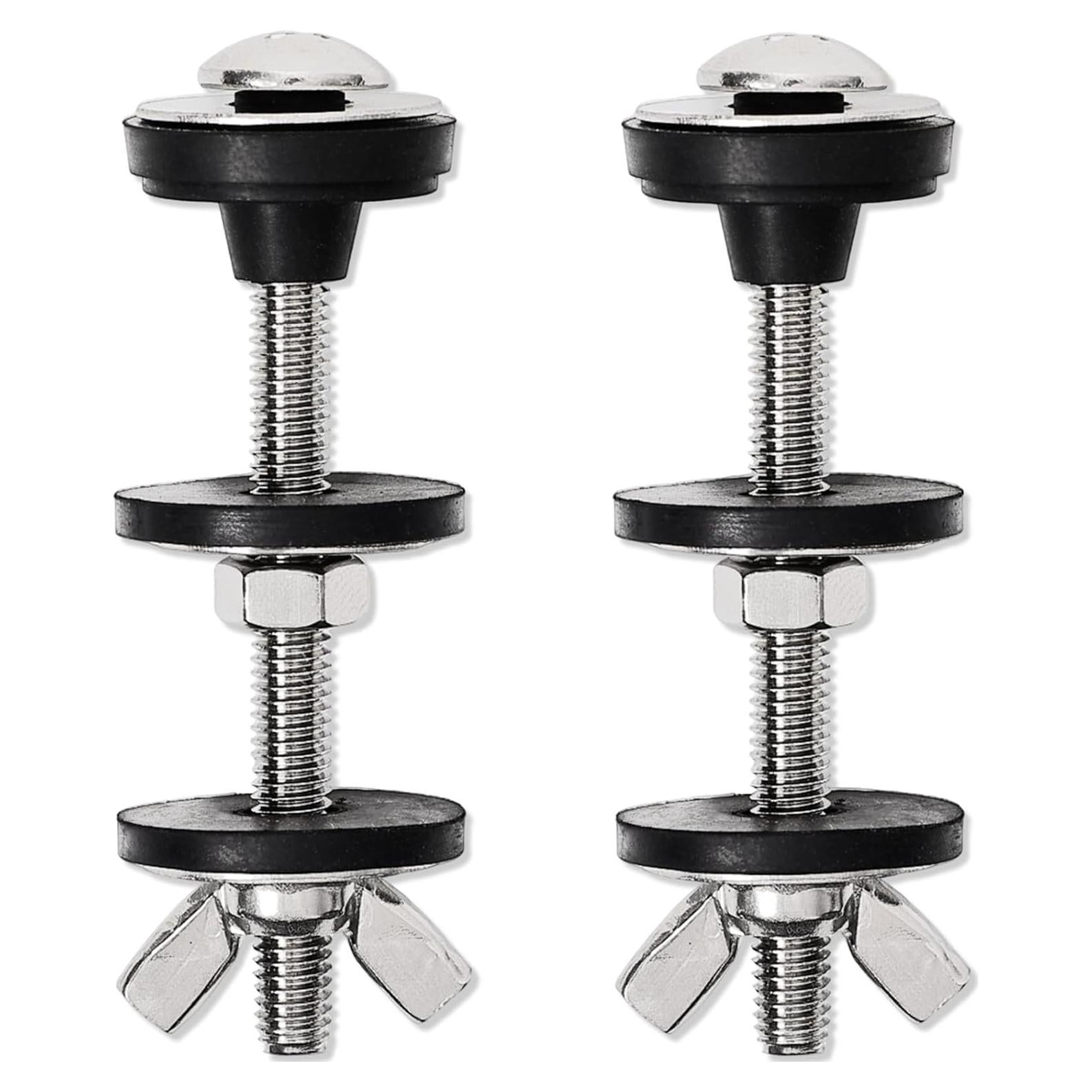 Kit de pernos de inodoro Qicrdvi M6 2PCS acero inoxidable