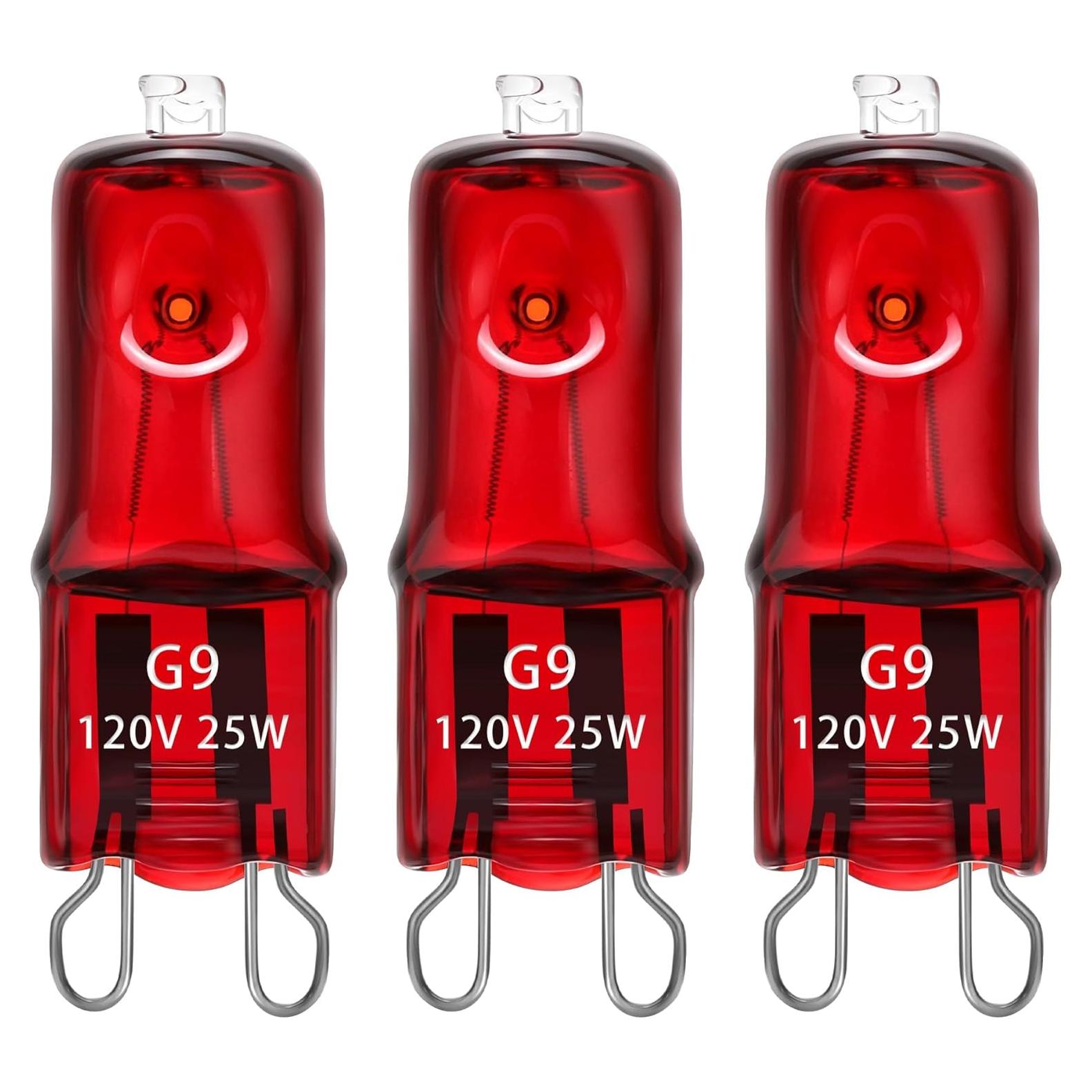 Paquete de 3 Lámparas de Calor Infrarrojas EXOREPTI 25W