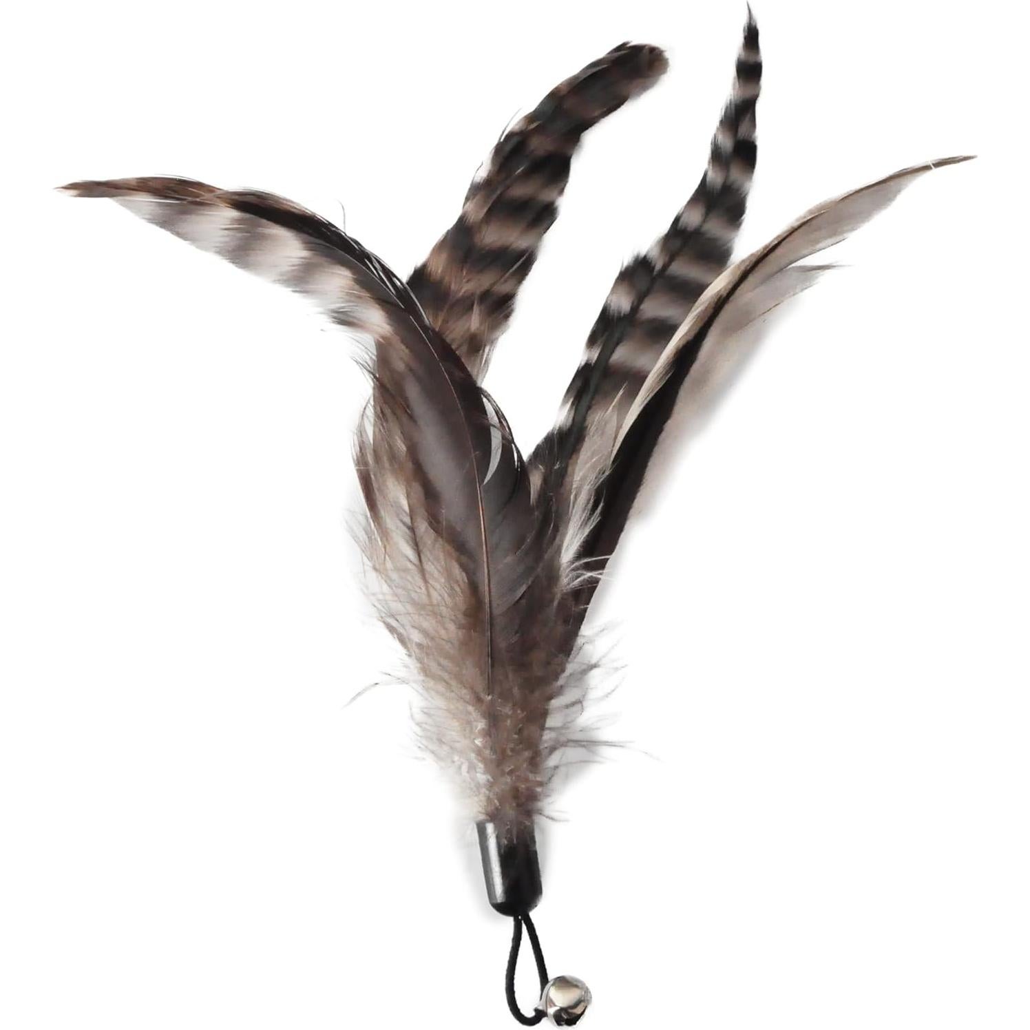 Juguete para Gatos EcoCity - Varita con Plumas Naturales