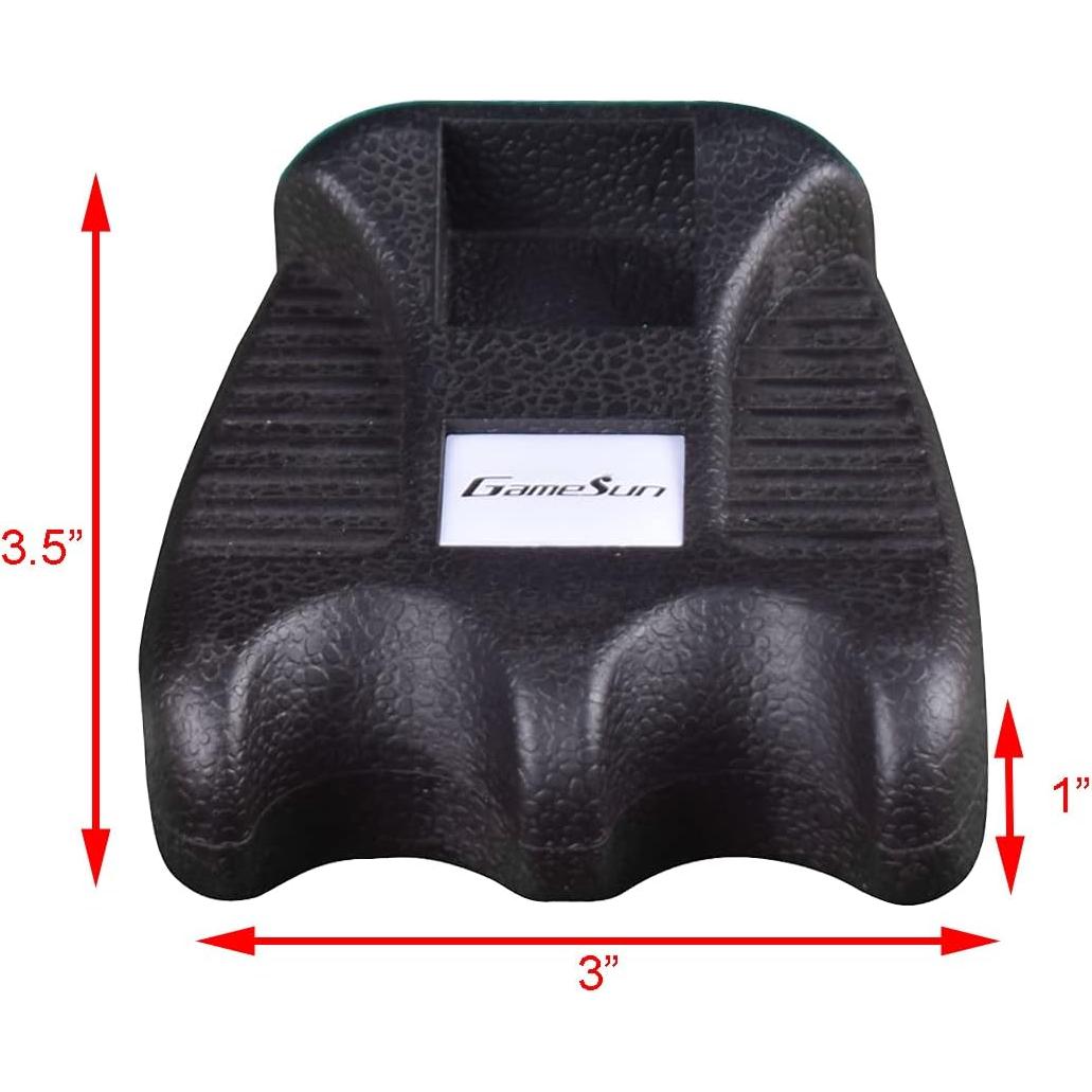 Soporte para Tacos de Billar GAMESUN 2 Agujeros con Tiza