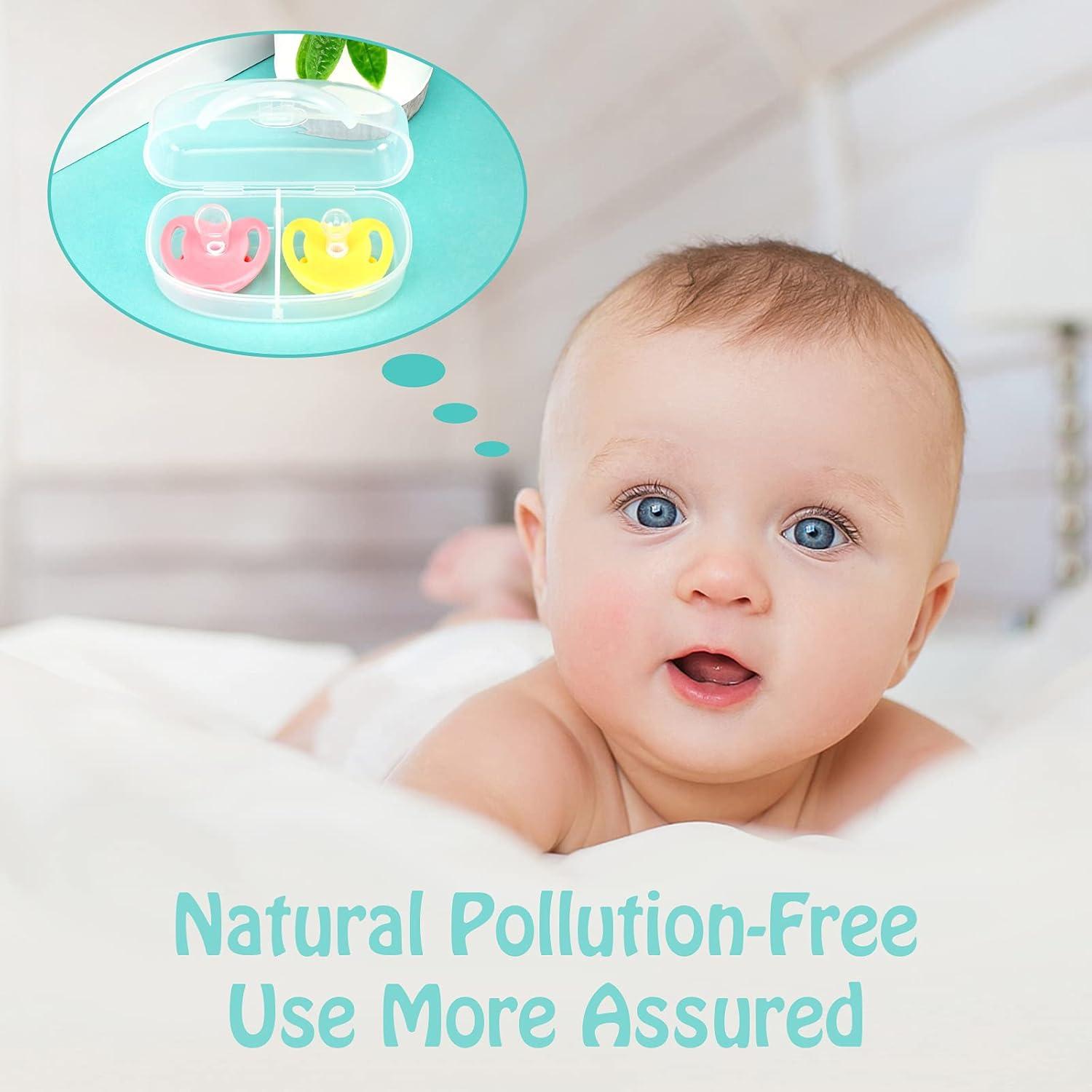 Estuche para Chupetes Accmor Transparente Libre de BPA