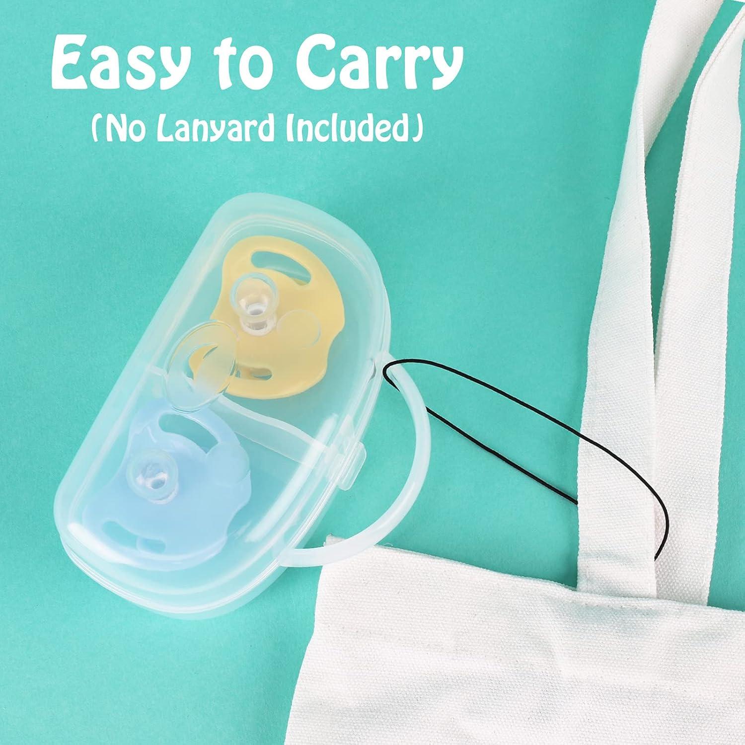 Estuche para Chupetes Accmor Transparente Libre de BPA