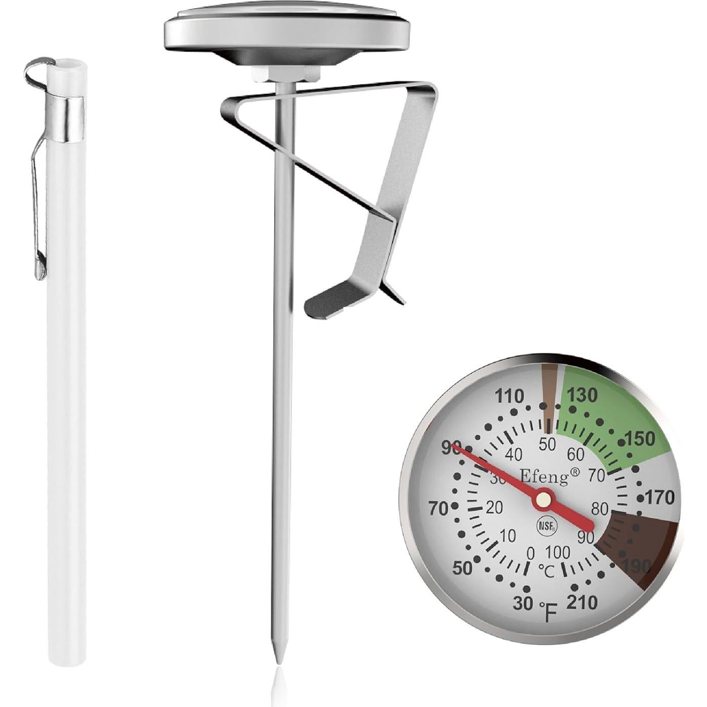Termómetro de Leche Instantáneo EFENG 12.7 cm Acero Inoxidable