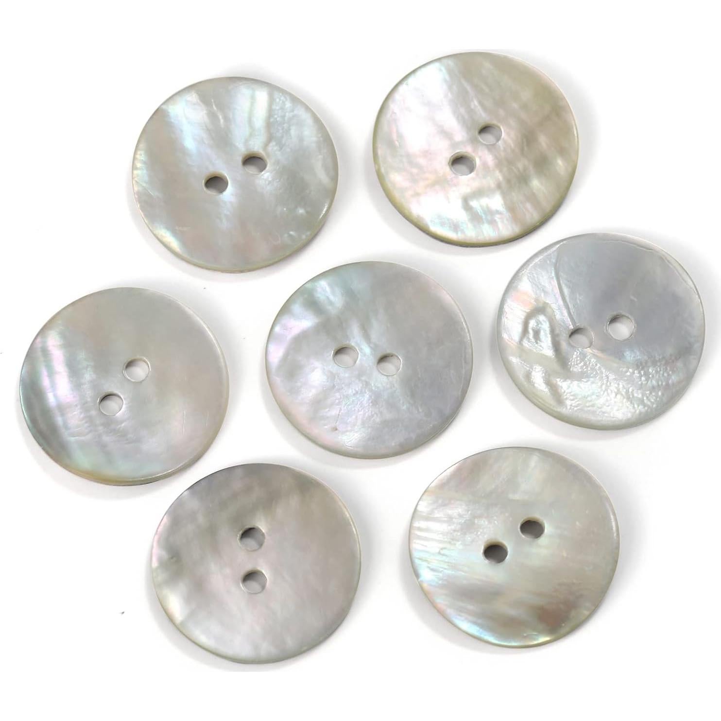 Botón de Concha Agoya MINSOK Shell 16L 10mm 50pcs Perla