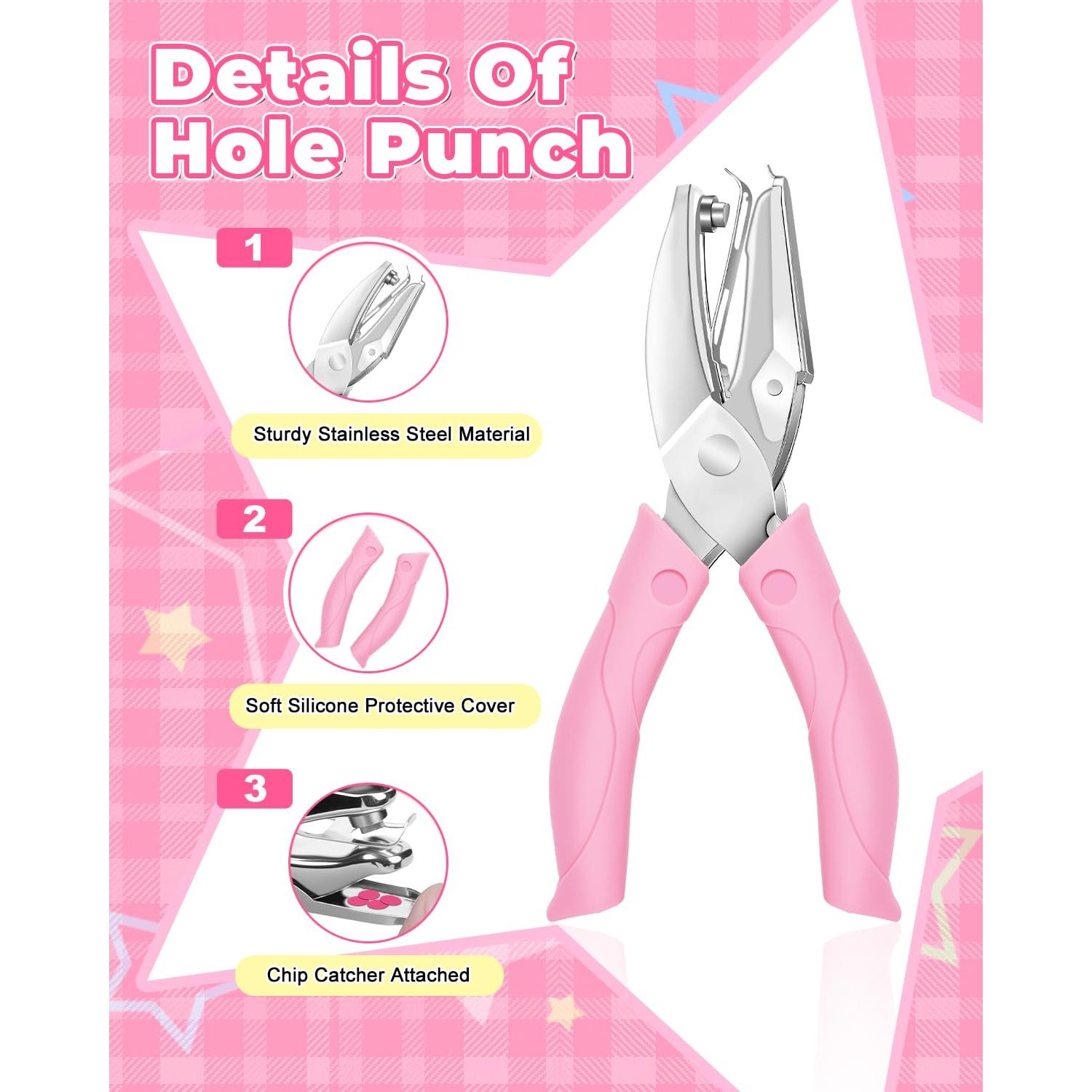 UCEC Kit de Recompensas para Niños 200 Piezas con Perforadoras