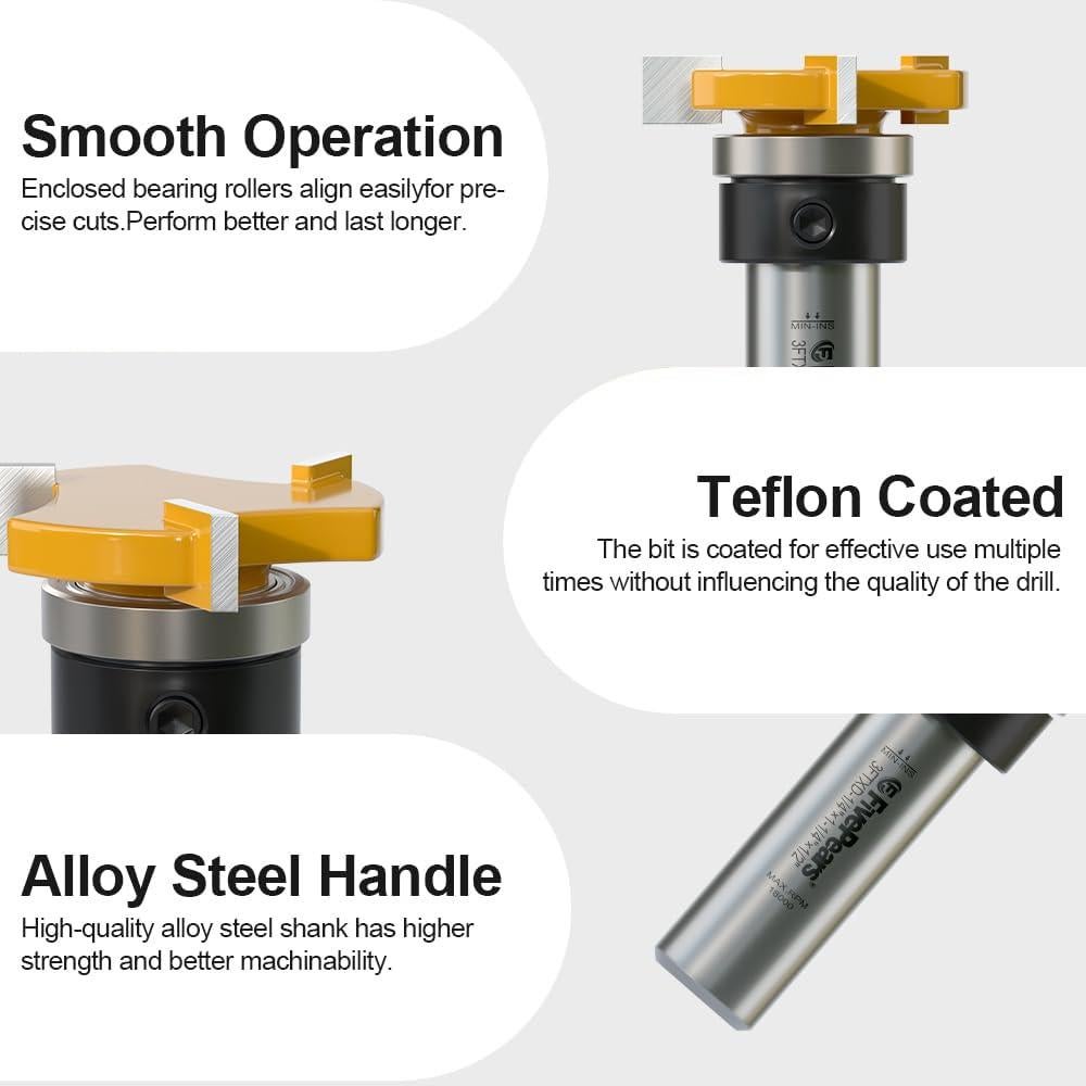 Cortador de Ranura Fivepears 3.18 cm Diámetro 0.64 cm Longitud