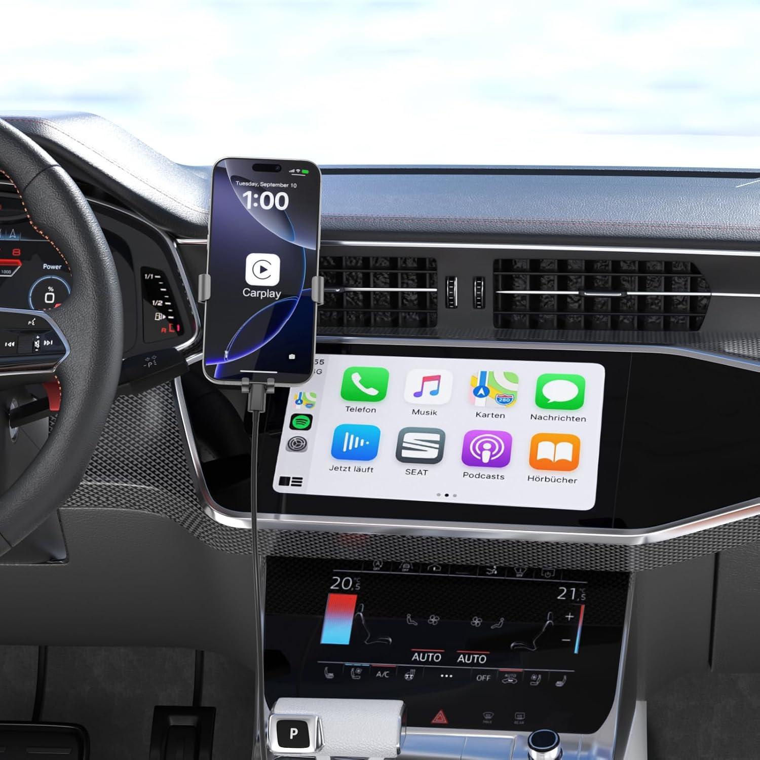 Cable CarPlay USB C para iPhone 16/15 y iPad Pro 0.91m - 2Pack